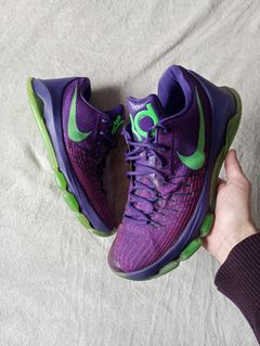 Purple and green kd on sale 8