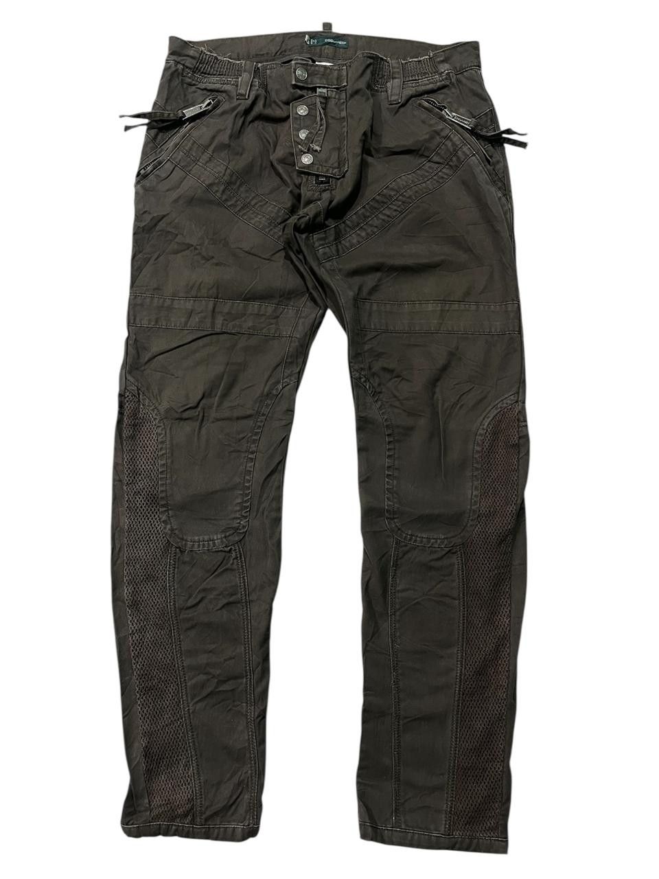 Dsquared2 Dsquared² Rib on Waist Bikers Pants Size US 34 / EU 50 - 1 Thumbnail