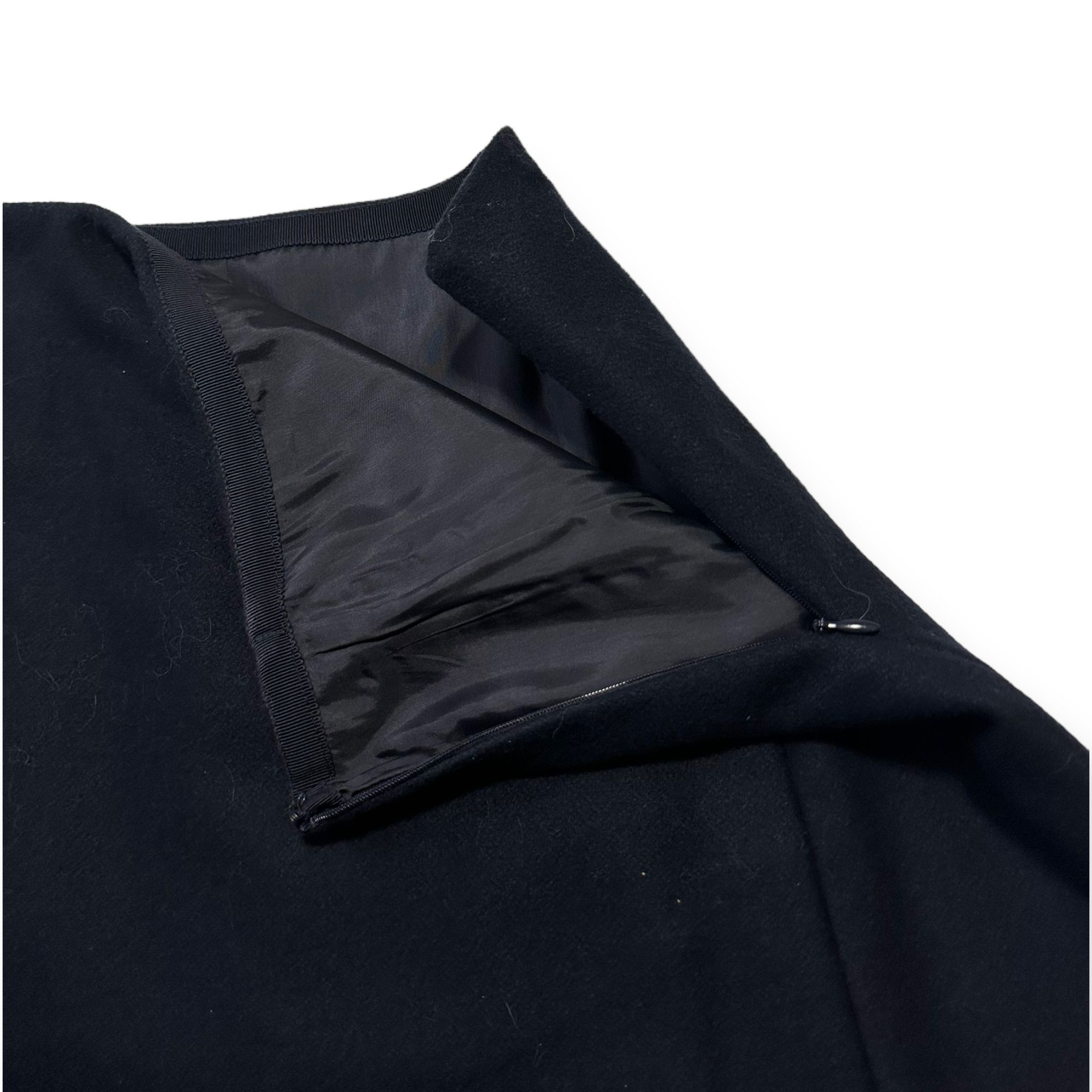 Jil Sander Jil Sander Navy Blue Wool Skirt, Size 40EU Size 28" / US 6 / IT 42 - 6 Thumbnail