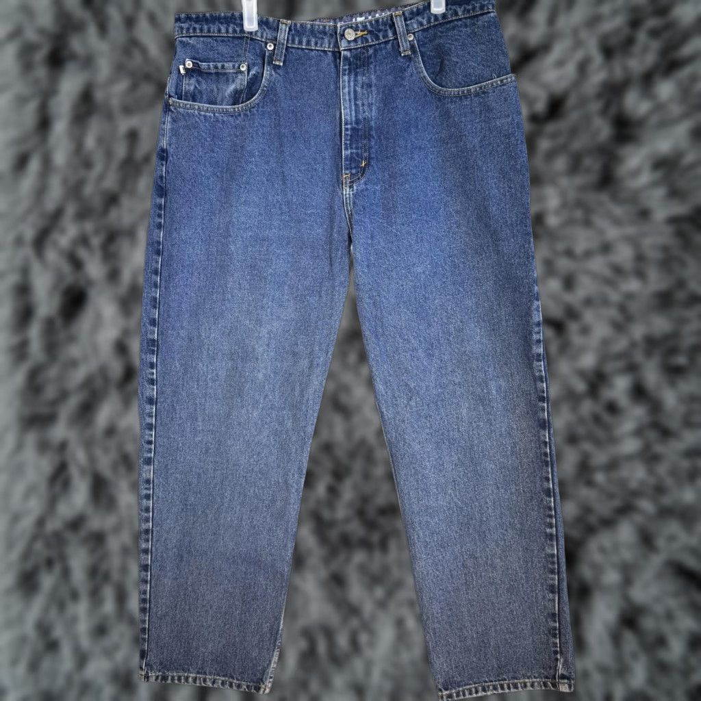 Polo Ralph Lauren VINTAGE Polo Jeans Company Jeans Mens 36x30 Blue Denim Classic Straight RL 90s Size US M / EU 48-50 / 2 - 1 Thumbnail