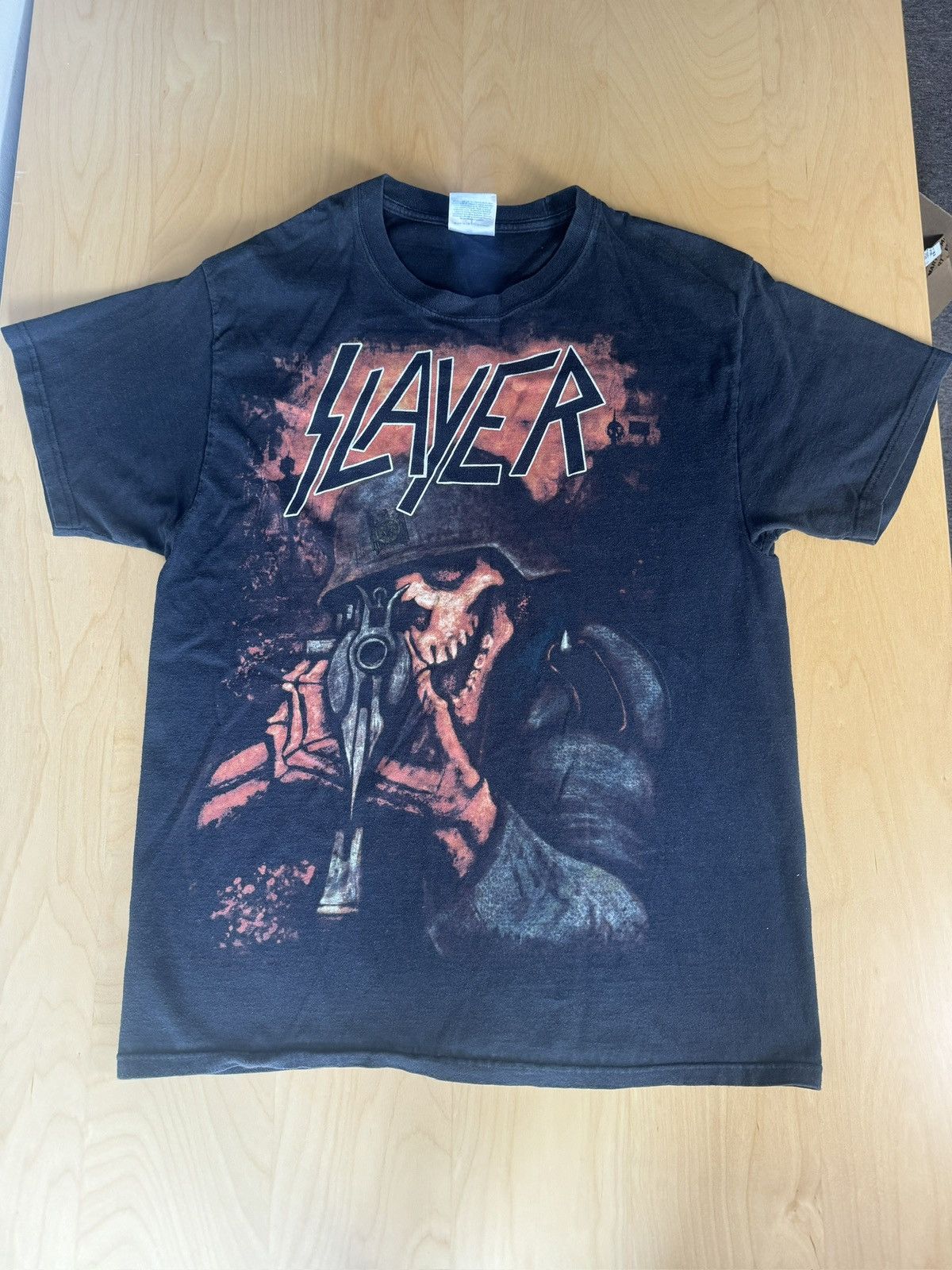 Hanes × Vintage Hanes Slayer Band Tee Size US L / EU 52-54 / 3 - 1 Thumbnail