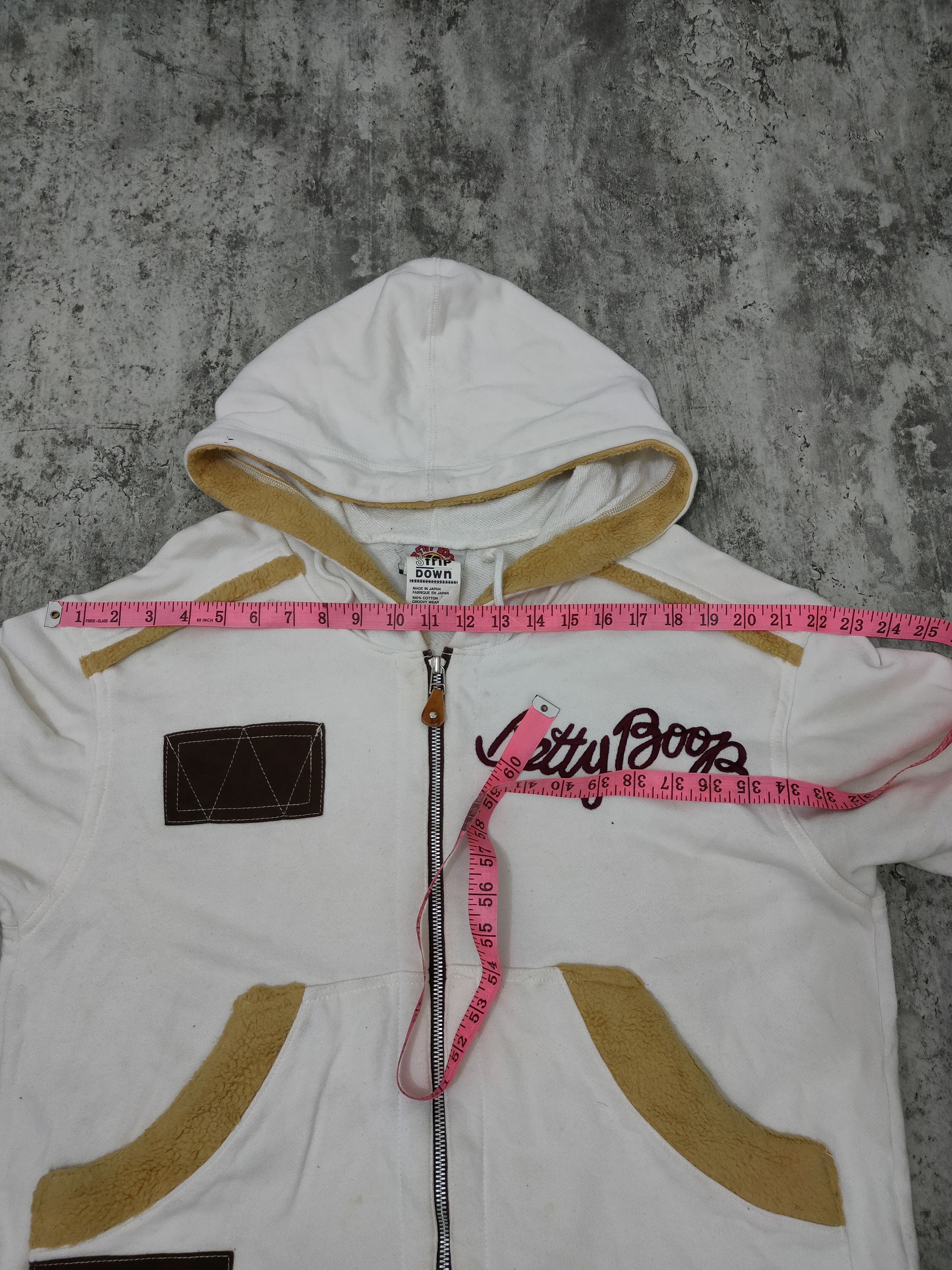 Cartoon Network × Japanese Brand × Vintage Vintage Betty Boop by Fleischer Studio Inc Zip hoodie Size US L / EU 52-54 / 3 - 10 Thumbnail