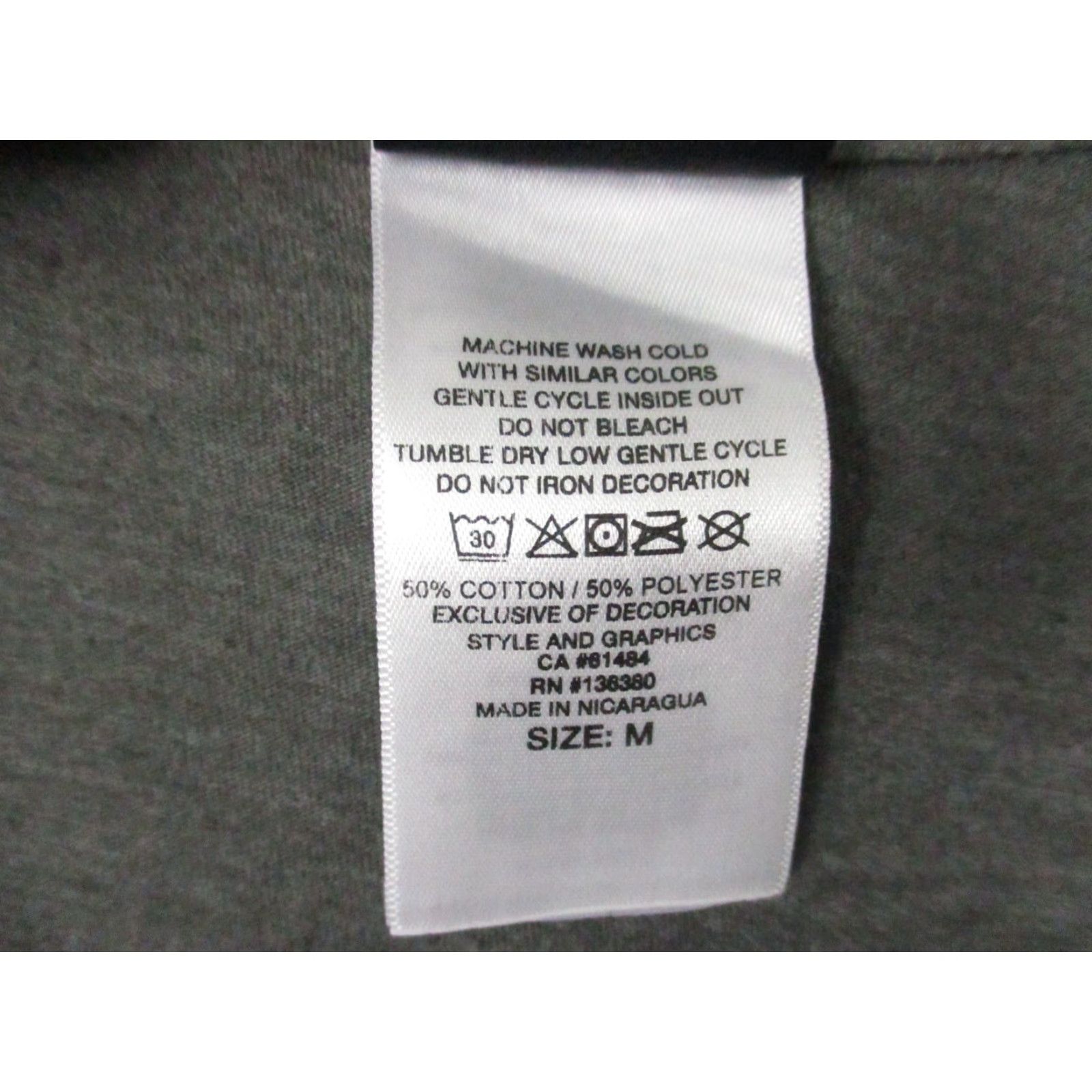 Harley Davidson Harley-Davidson Shirt Women's Gray Motorcycle Stretch Thumb Hole XL Gray Cotton Polyester Spandex Knit T-Shirt Casual Basic Skull Pattern Size XL / US 12-14 / IT 48-50 - 5 Thumbnail
