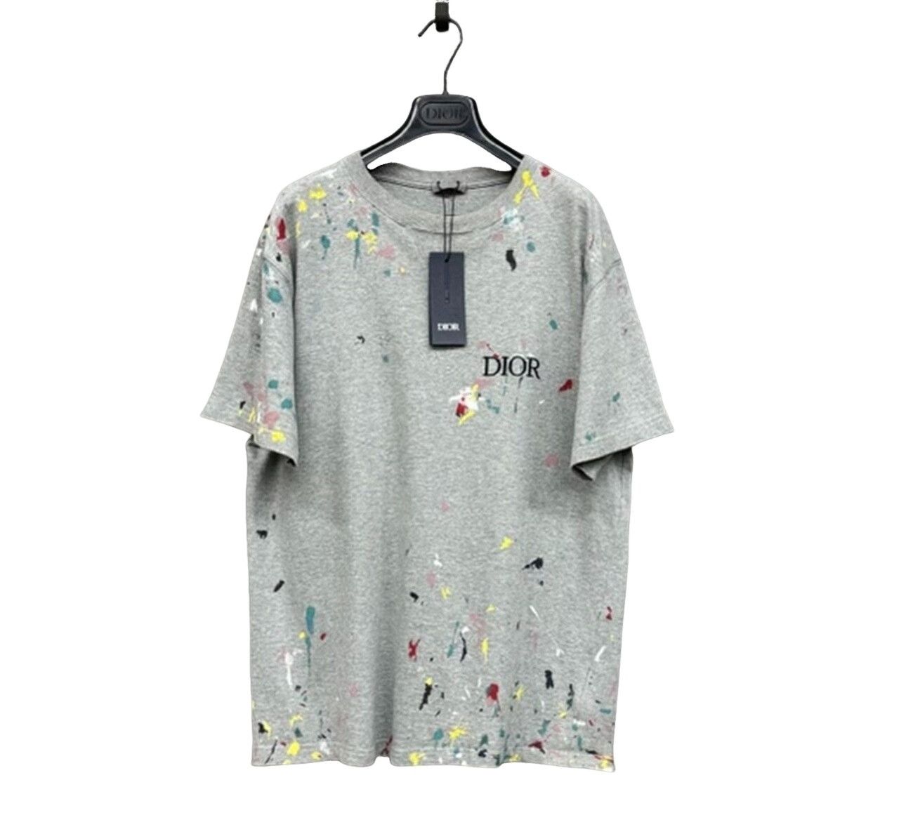 Dior Dior Paint Splatter Logo T-Shirt XL Size US XL / EU 56 / 4 - 1 Thumbnail
