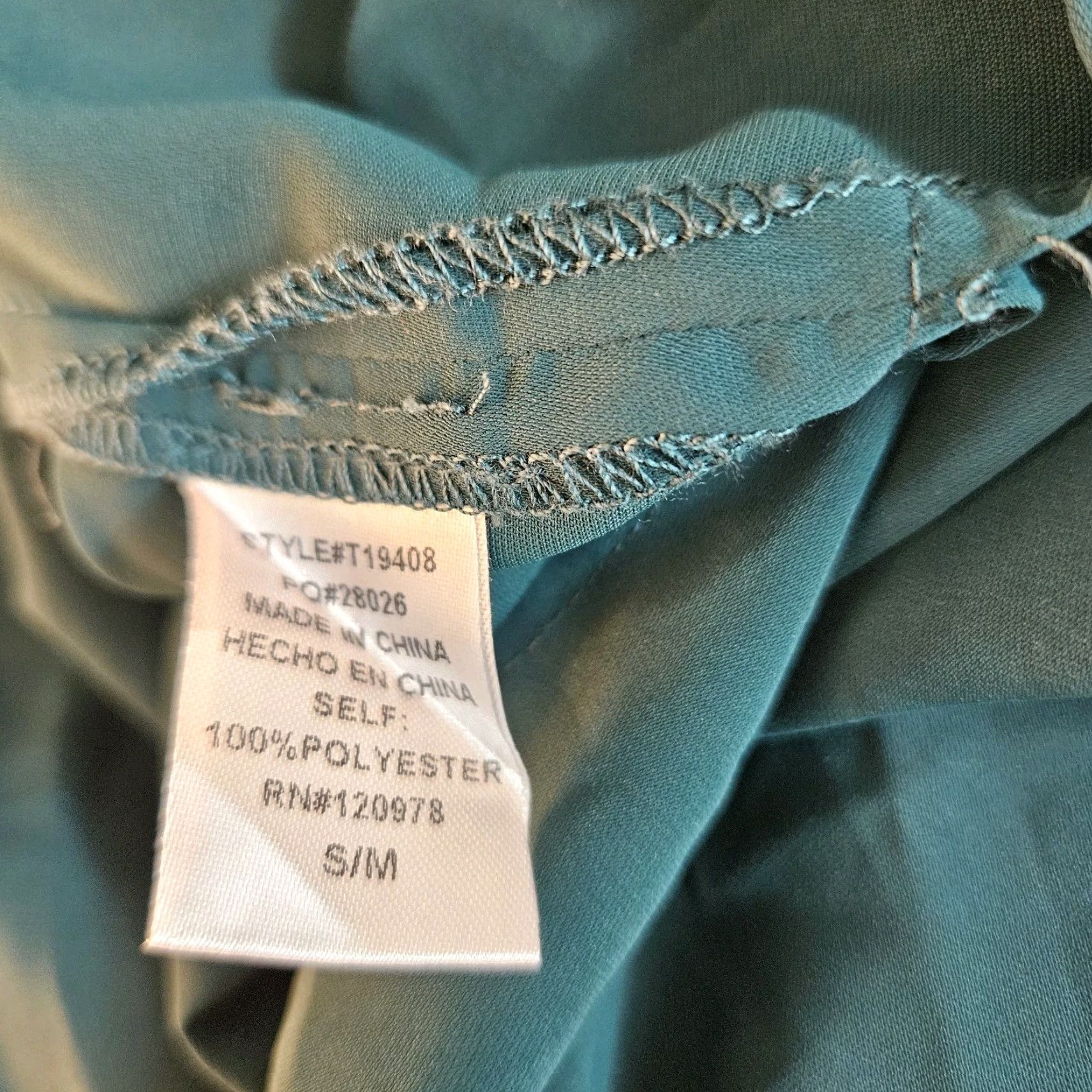 Altea VINTAGE Entro Womens Top Oversized Blouse S/M Green Teal Cuffs Smocked Size S / US 4 / IT 40 - 5 Thumbnail