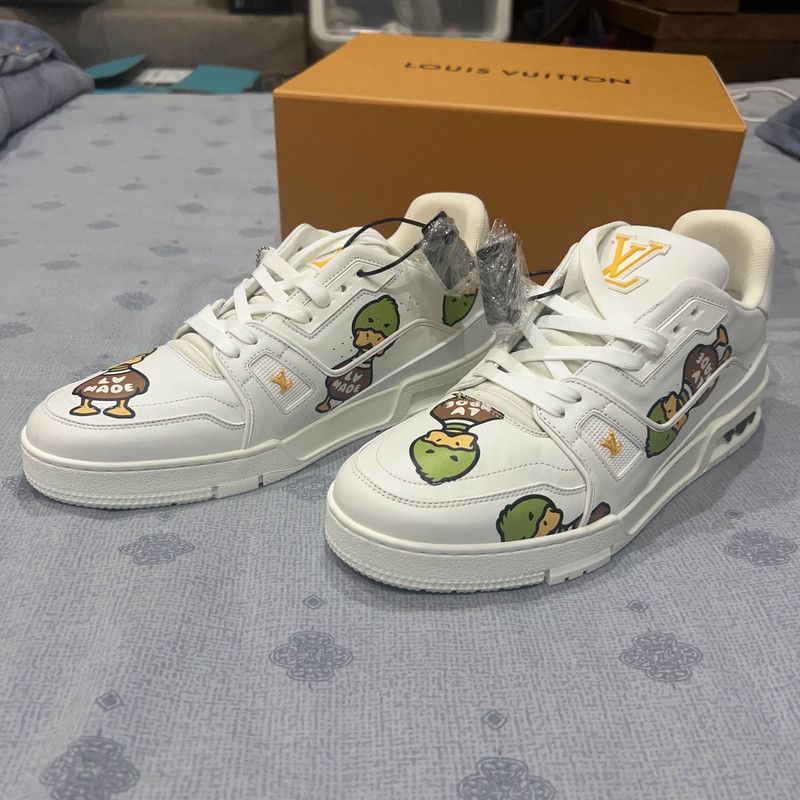 Louis Vuitton Nigo x Louis Vuitton Trainer Fashion Sneakers 0079 Size US 8.5 / EU 41-42 - 1 Thumbnail