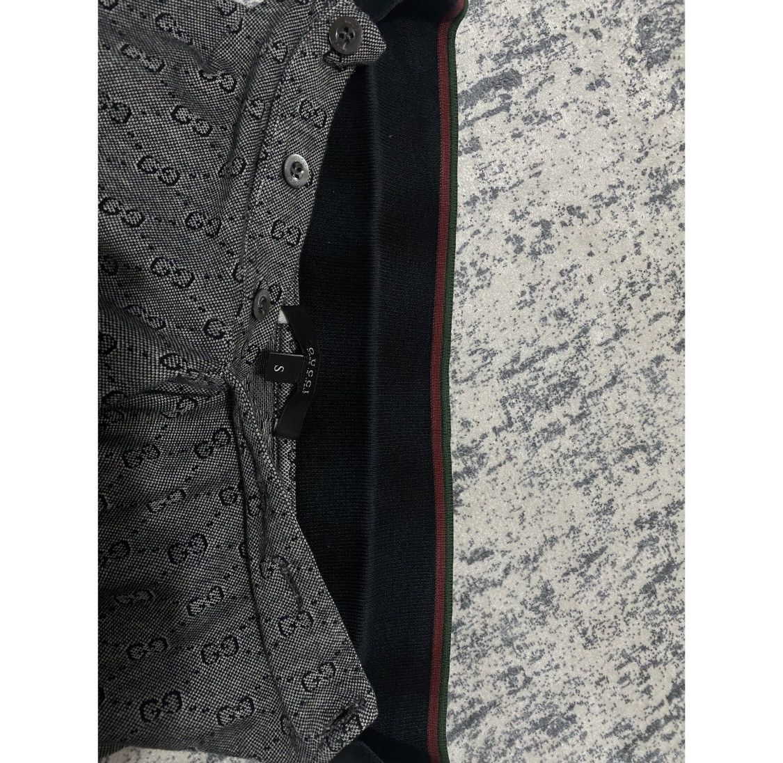 Gucci Vintage luxury gucci gg drip monogram polo shirt Size US S / EU 44-46 / 1 - 10 Thumbnail
