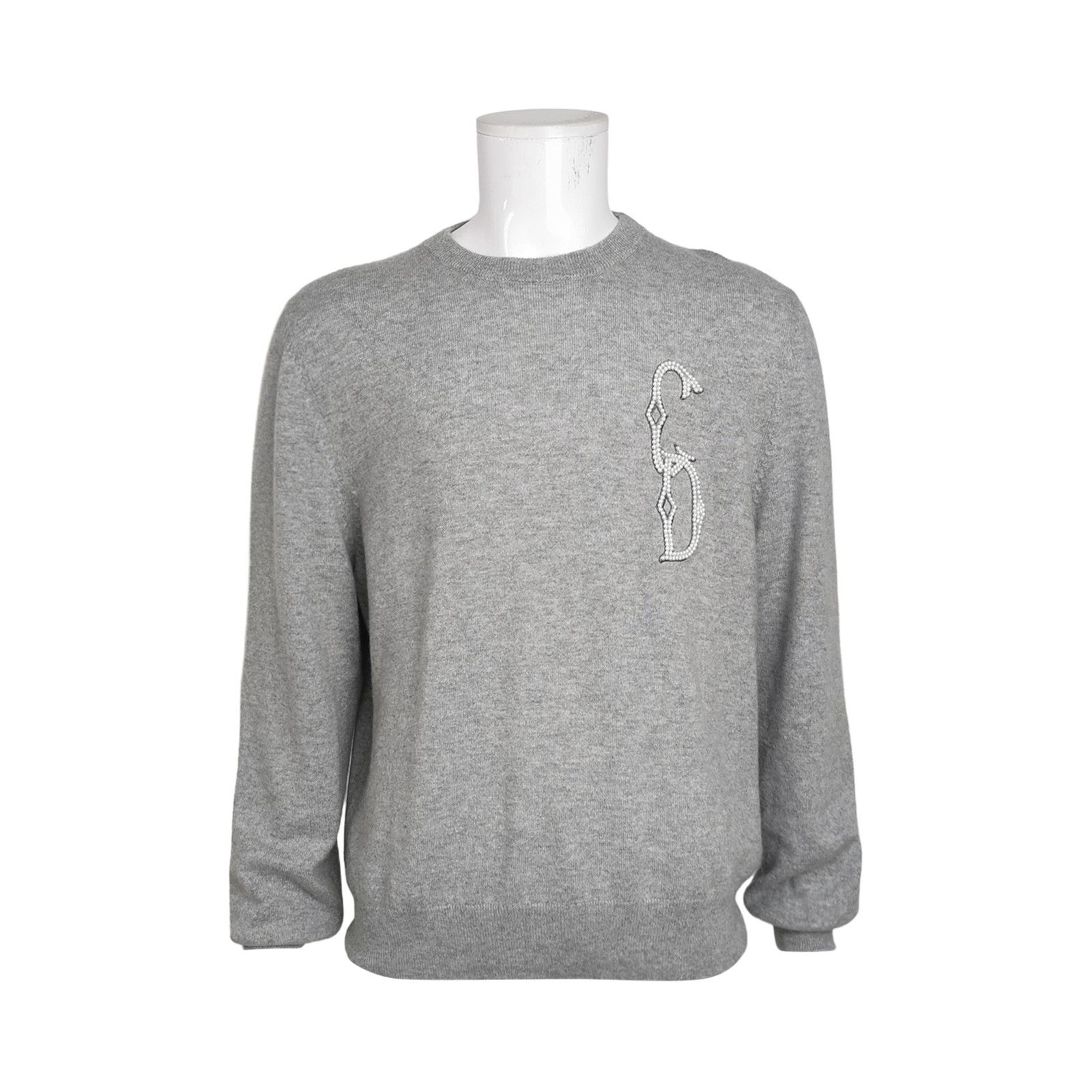Dior Dior Beaded CD Logo Cashmere Sweater XXL Size US XXL / EU 58 / 5 - 1 Thumbnail