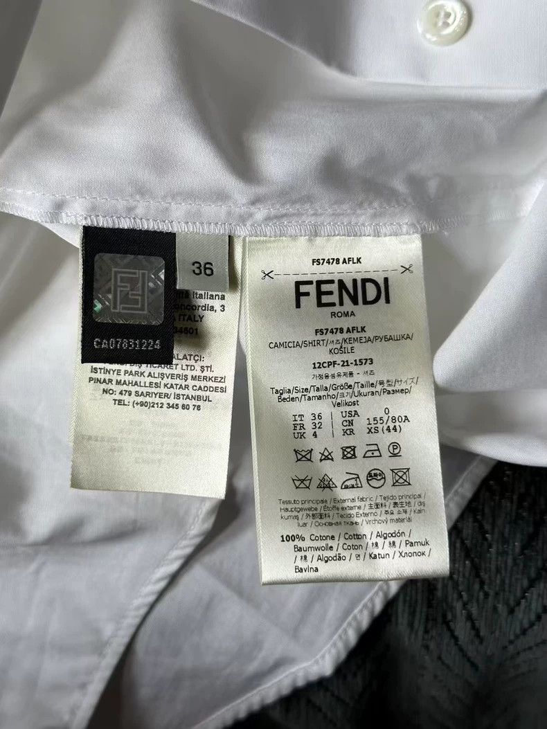 Fendi Fendi size 36 Shirt Size US XXS / EU 40 - 4 Thumbnail