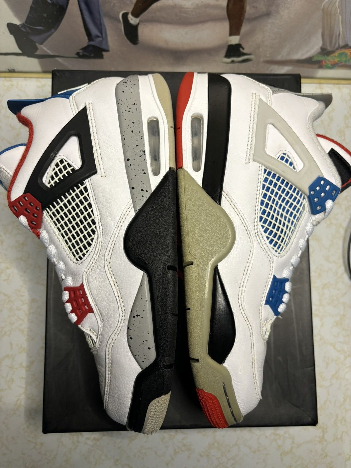 Jordan Brand Air Jordan 4 Retro What The 2019 Size US 8.5 / EU 41-42 - 4 Thumbnail