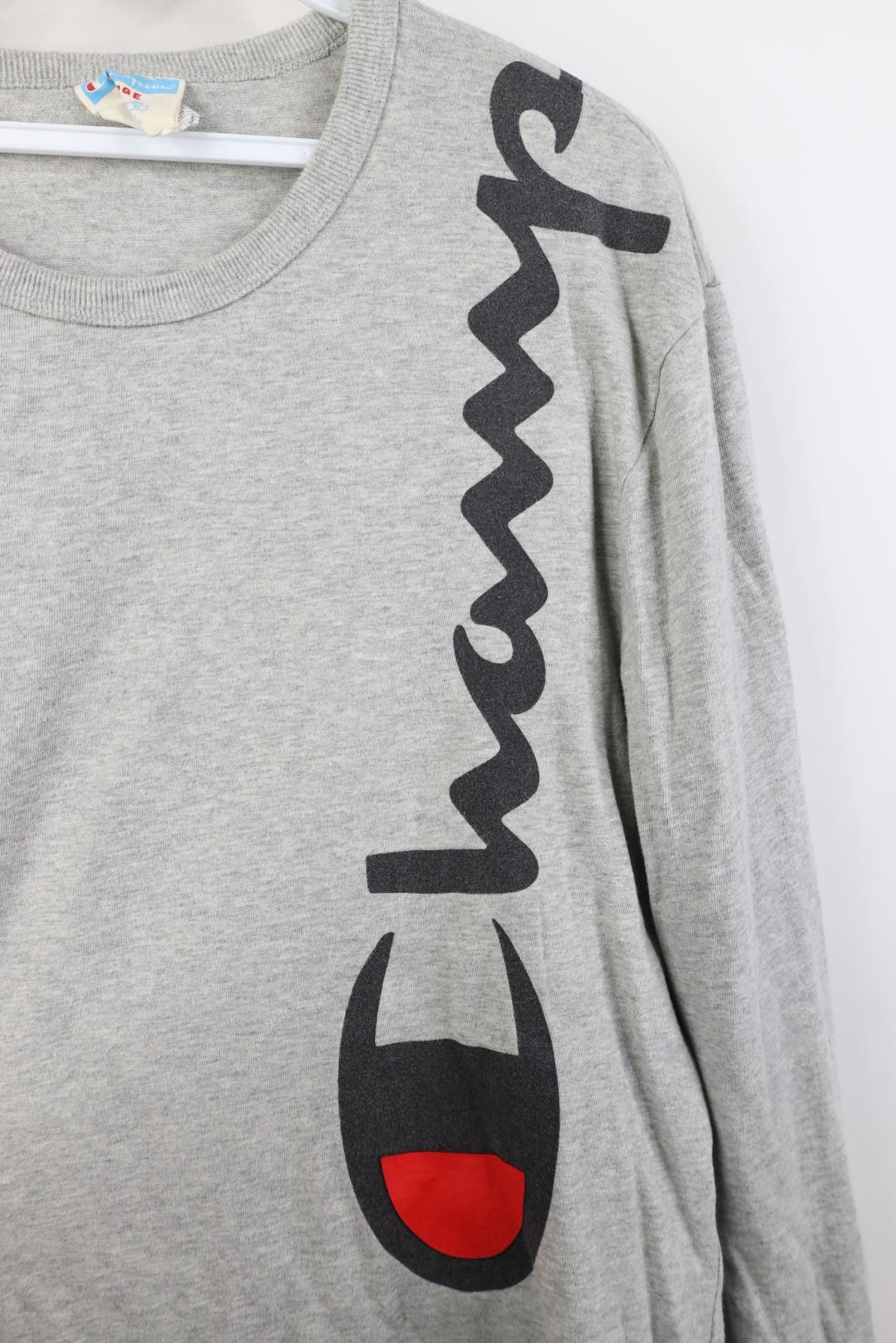 Champion Y2K Champion Jumbo Print Long Sleeve T-Shirt Heather Gray Size US L / EU 52-54 / 3 - 8 Thumbnail