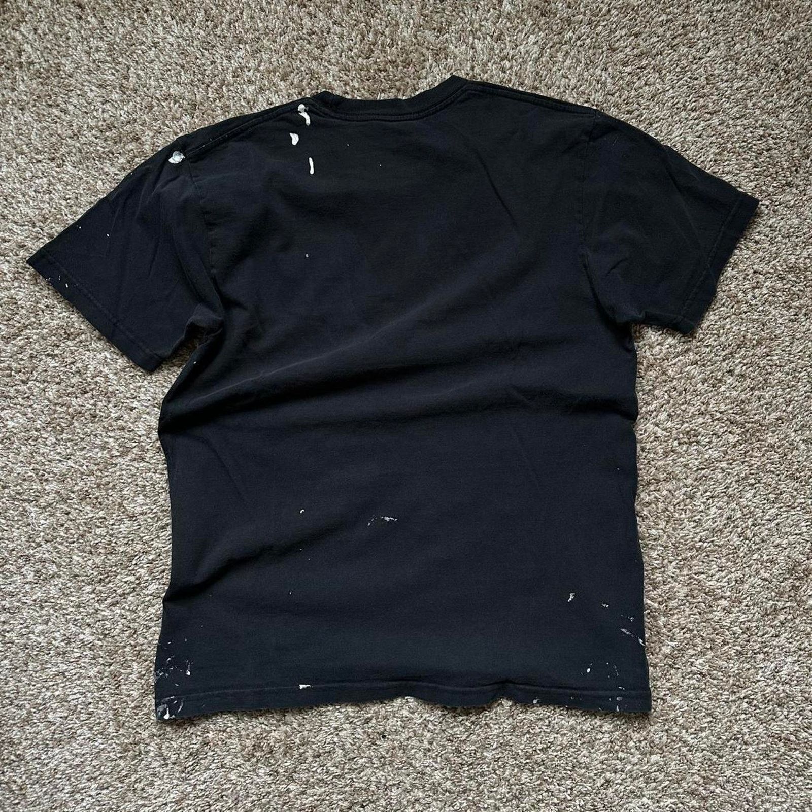Supreme × Vintage Supreme Graphic Quote Dog Shit Black Faded Painter Shirt Size US M / EU 48-50 / 2 - 8 Thumbnail