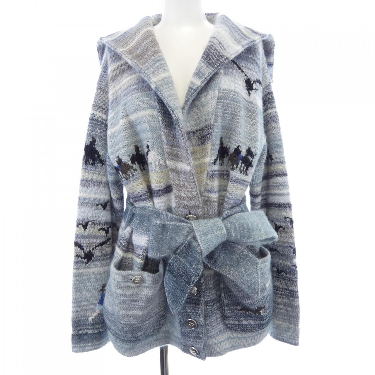 Chanel Chanel Chanel LOOK33 Cashmere Jacket Textile Outerwear P78443K11344 DUTY FREE for USA Size ONE SIZE - 1 Thumbnail