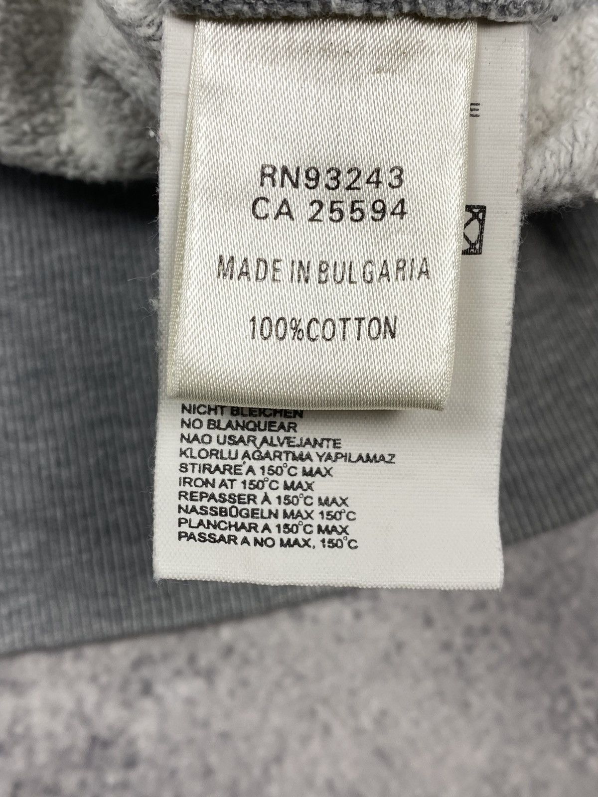 Diesel Diesel Sweatshirt Cotton Pullover Crew Neck Jumper Grey Size US L / EU 52-54 / 3 - 14 Thumbnail