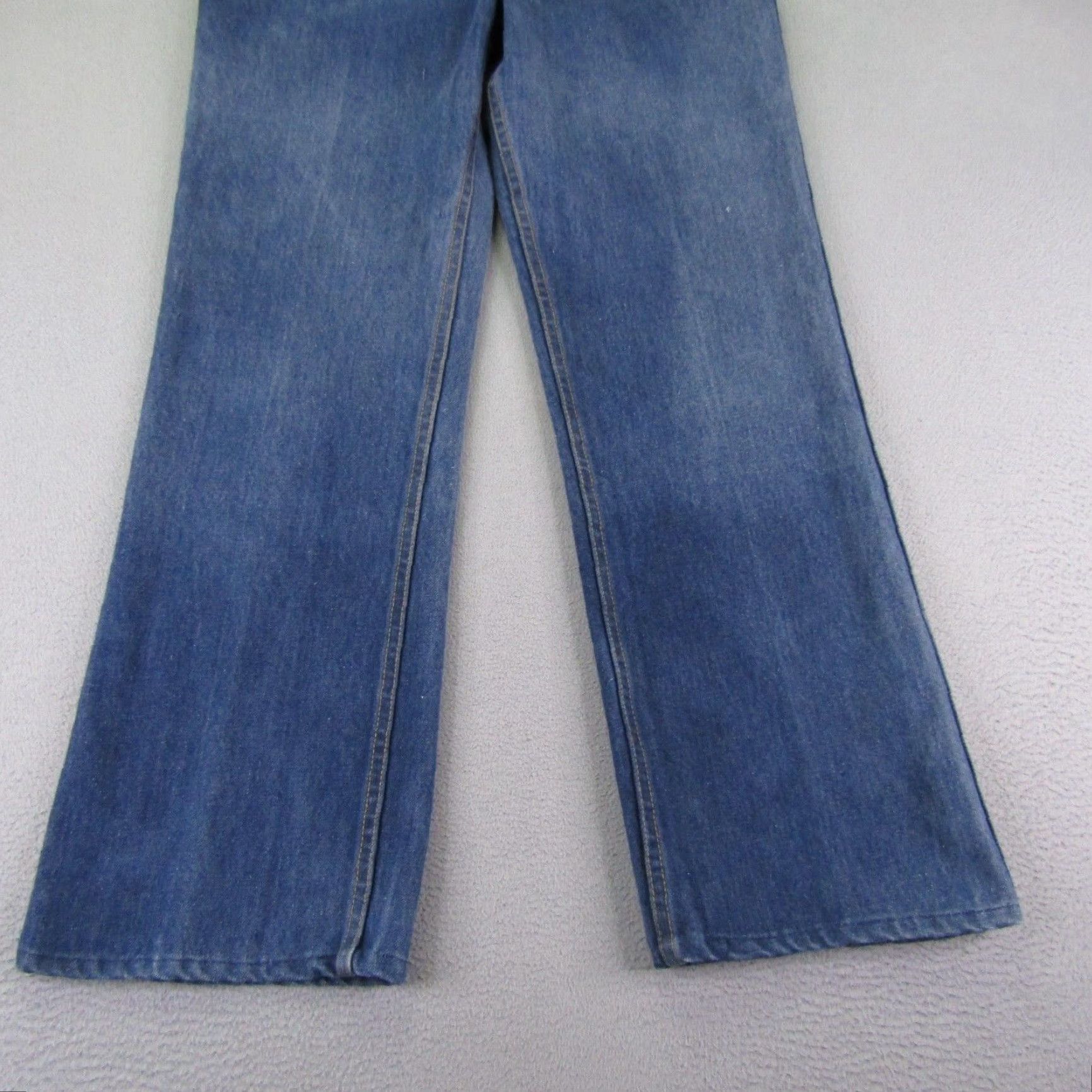 Levi's VINTAGE Levi's Jeans Men's 36x34 Bootcut Denim 80s Olympic Theme Cotton Blue Waist 36 Size US 33 - 3 Thumbnail