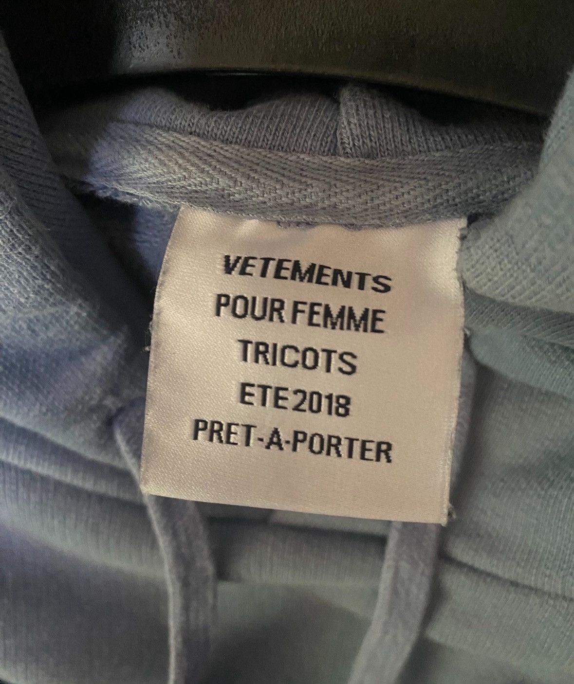 Vetements Vetements 2018 Unicorn Hoodie 2408-Nextarrow Size US XS / EU 42 / 0 - 5 Thumbnail