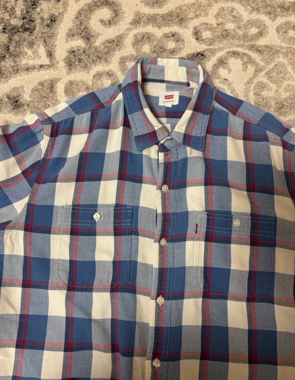 Levi's Levi's Vintage blue checkered shirt size L Size US L / EU 52-54 / 3 - 8 Thumbnail