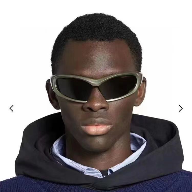 VIBE Future Street ins style custom avant-garde sunglasses Size ONE SIZE - 2 Thumbnail
