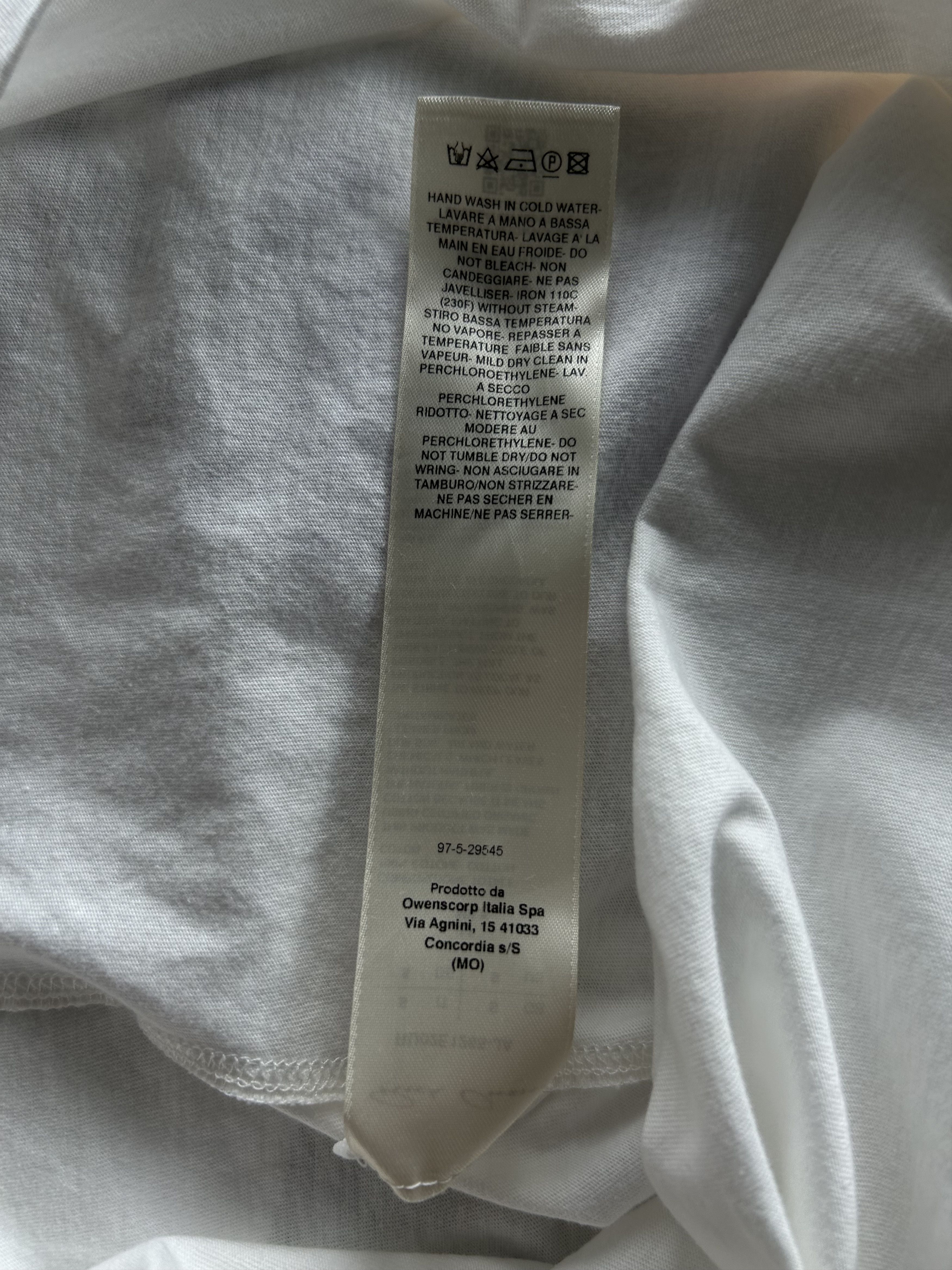 Rick Owens Rick Owens White Short Level T-Shirt Size US S / EU 44-46 / 1 - 4 Thumbnail