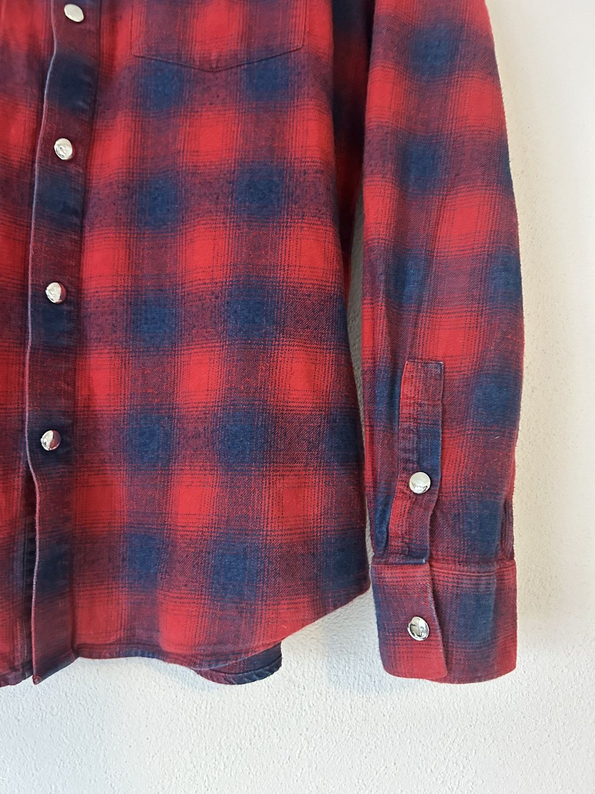 Givenchy Givenchy Red and Blue Checkered Western Shirt – Size 40 Size US M / EU 48-50 / 2 - 4 Thumbnail