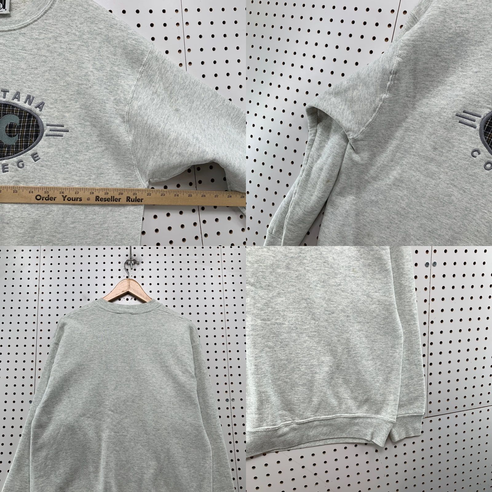 Vintage VINTAGE Augustana College Sweatshirt Mens Large Gray Fleece Embroidered USA Size US L / EU 52-54 / 3 - 9 Thumbnail