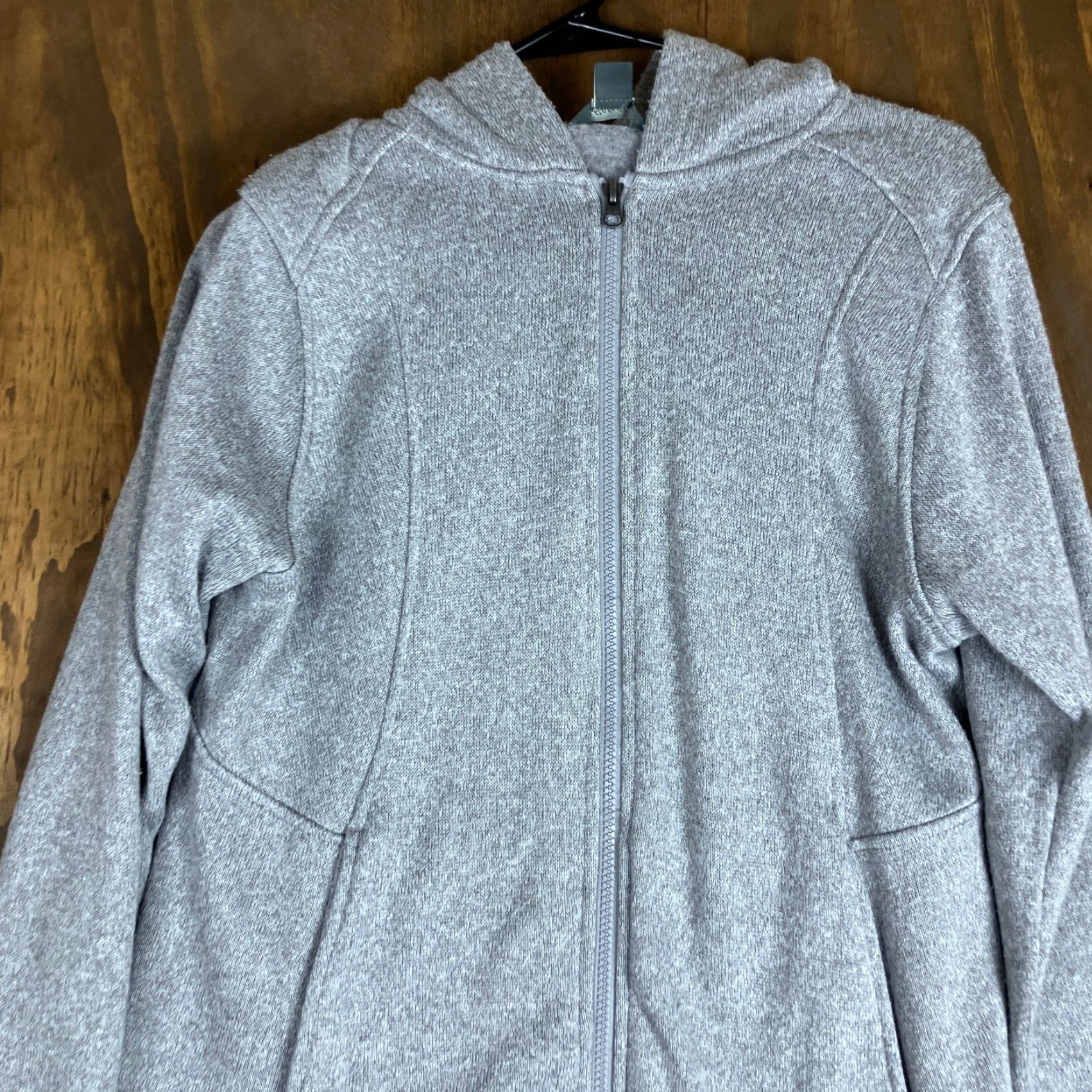 Eddie Bauer Eddie Bauer Womens Jacket Gray Full Zip Hooded Pockets Body Warmer Large Size L / US 10 / IT 46 - 2 Thumbnail