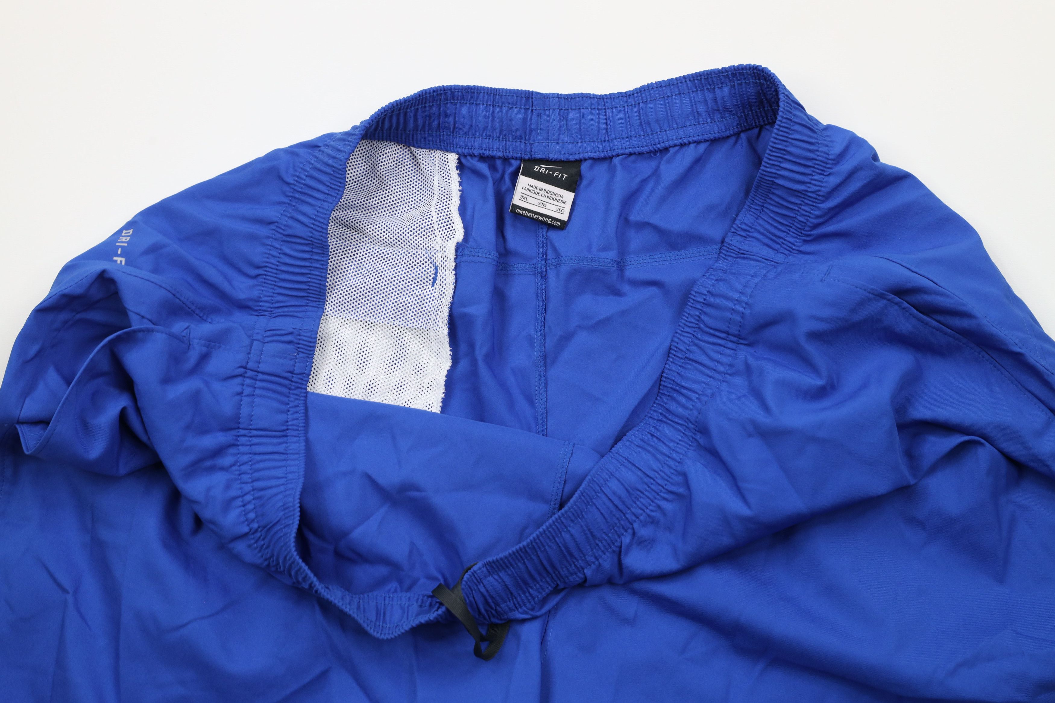 Nike × Vintage Vintage Nike Scott Mini Swoosh Above Knee Shorts Royal Blue Size US 40 / EU 56 - 7 Thumbnail