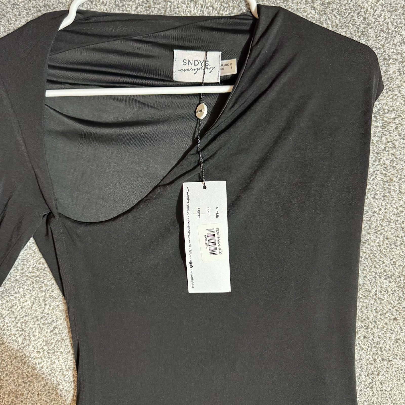 Other Cocktail Dress 6 Chic Asymmetrical Bodycon Party Glam Sleek Size M / US 6-8 / IT 42-44 - 4 Thumbnail