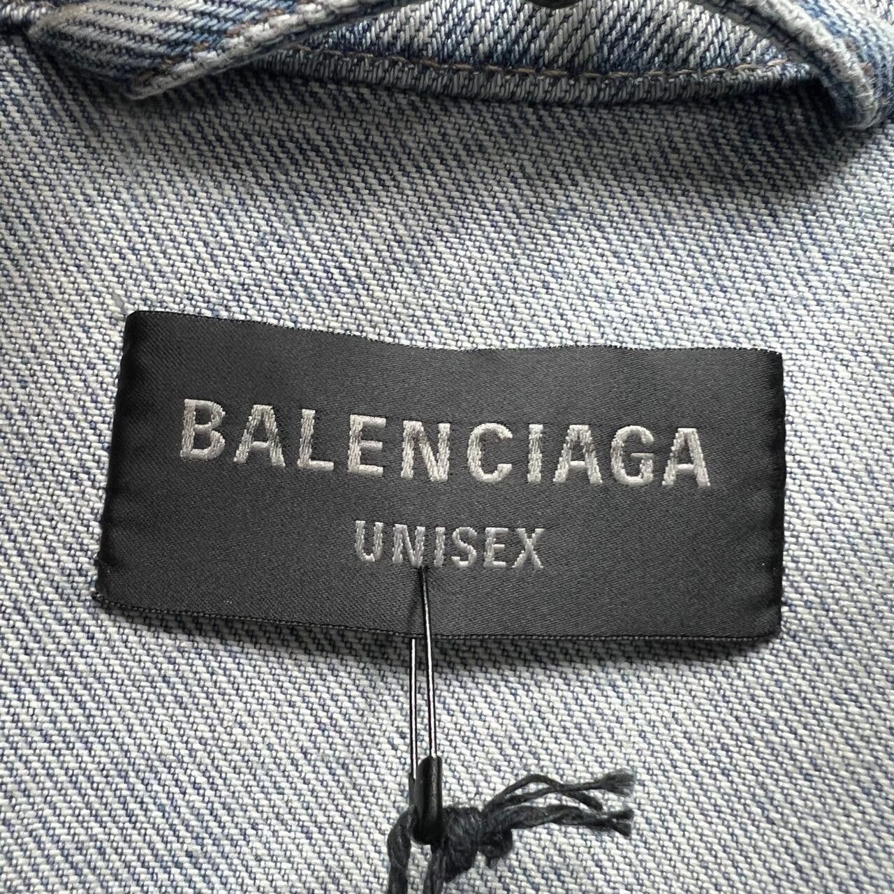 Balenciaga Balenciaga Vintage Style Denim Jacket Light Blue Size US M / EU 48-50 / 2 - 3 Thumbnail