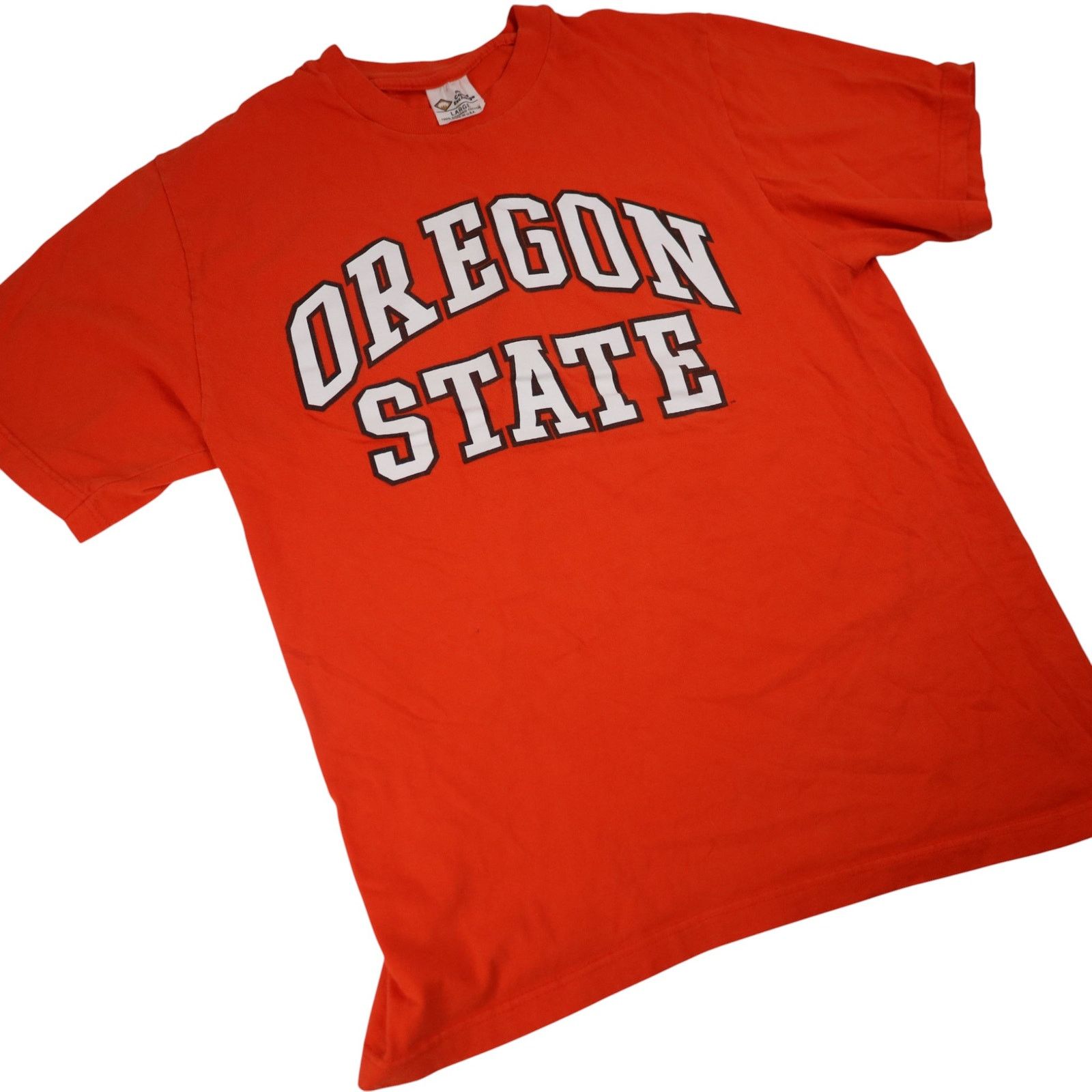 Vintage Vintage Oregon State Spellout Graphic T Shirt Size US L / EU 52-54 / 3 - 3 Thumbnail