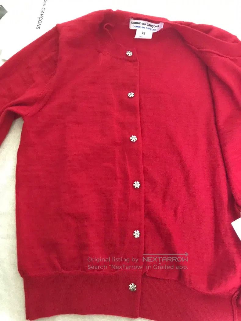 Comme des Garcons Comme Des Garcons Crewneck Cardigan, size XS, 100% Wool Size XS / US 0-2 / IT 36-38 - 7 Thumbnail