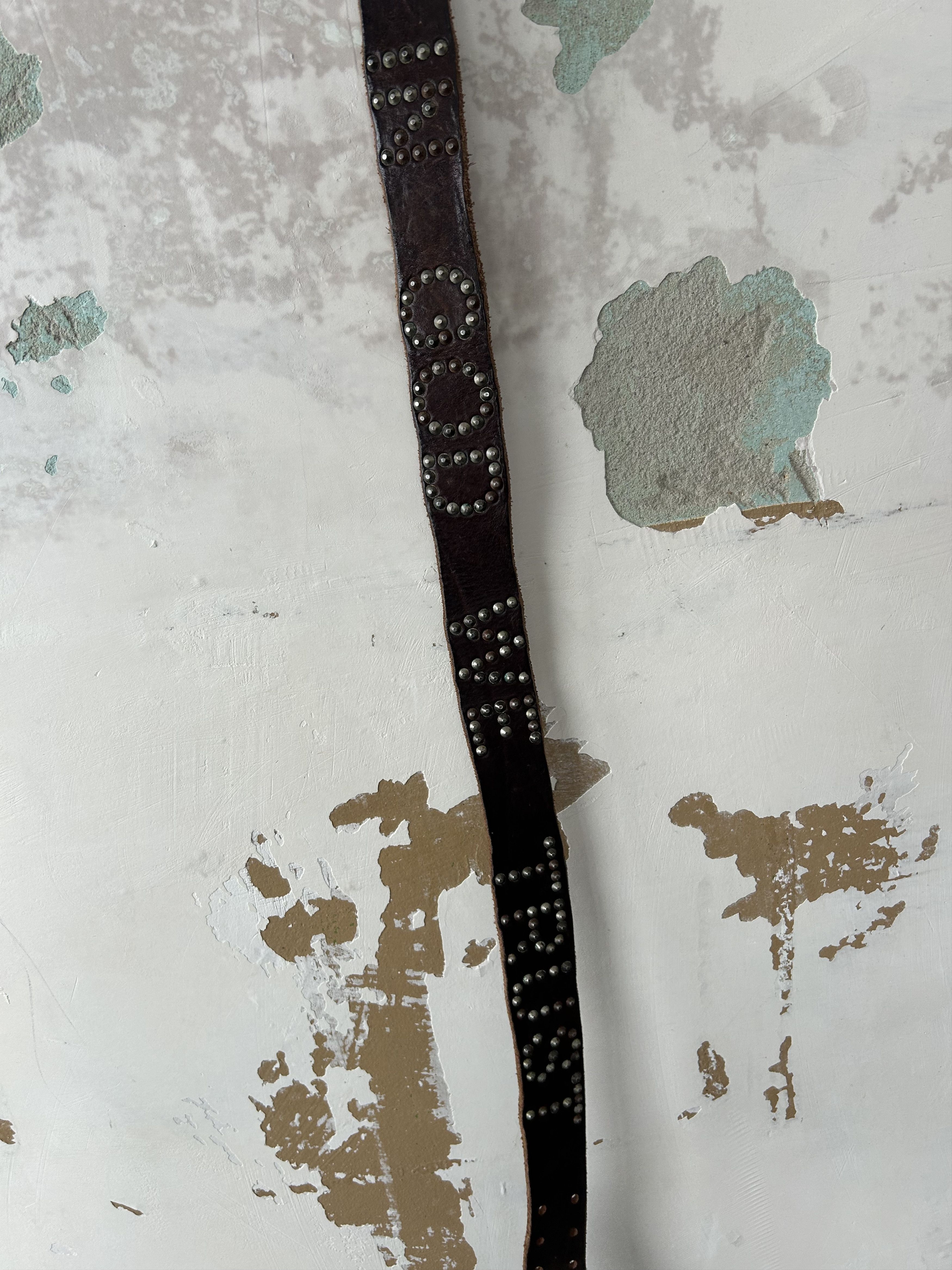 Allsaints Allsaints Leather Belt Brown Big Logo jesus rocks Size ONE SIZE - 2 Thumbnail