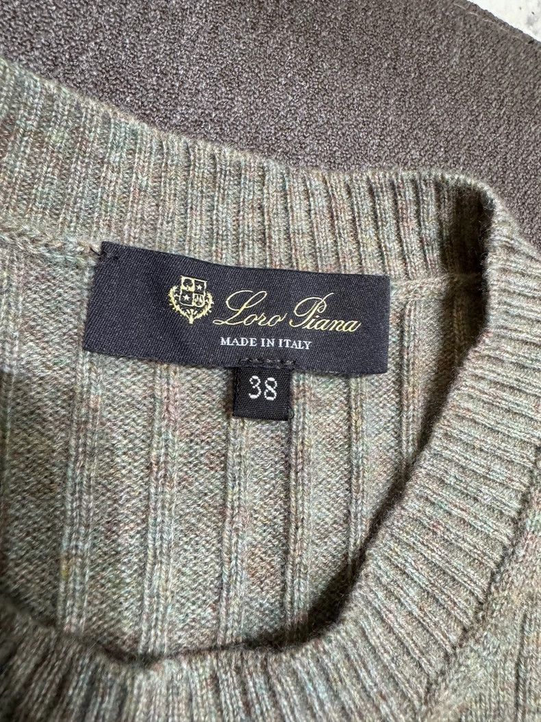 Loro Piana LORO PIANA Round collar colored cashmere sweater Size S / US 4 / IT 40 - 3 Thumbnail