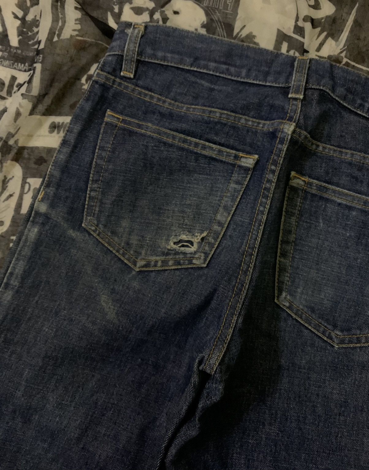 Helmut Lang 💥Avant Garde Vintage 90s Helmut Lang Classic Denim Size US 30 / EU 46 - 6 Thumbnail