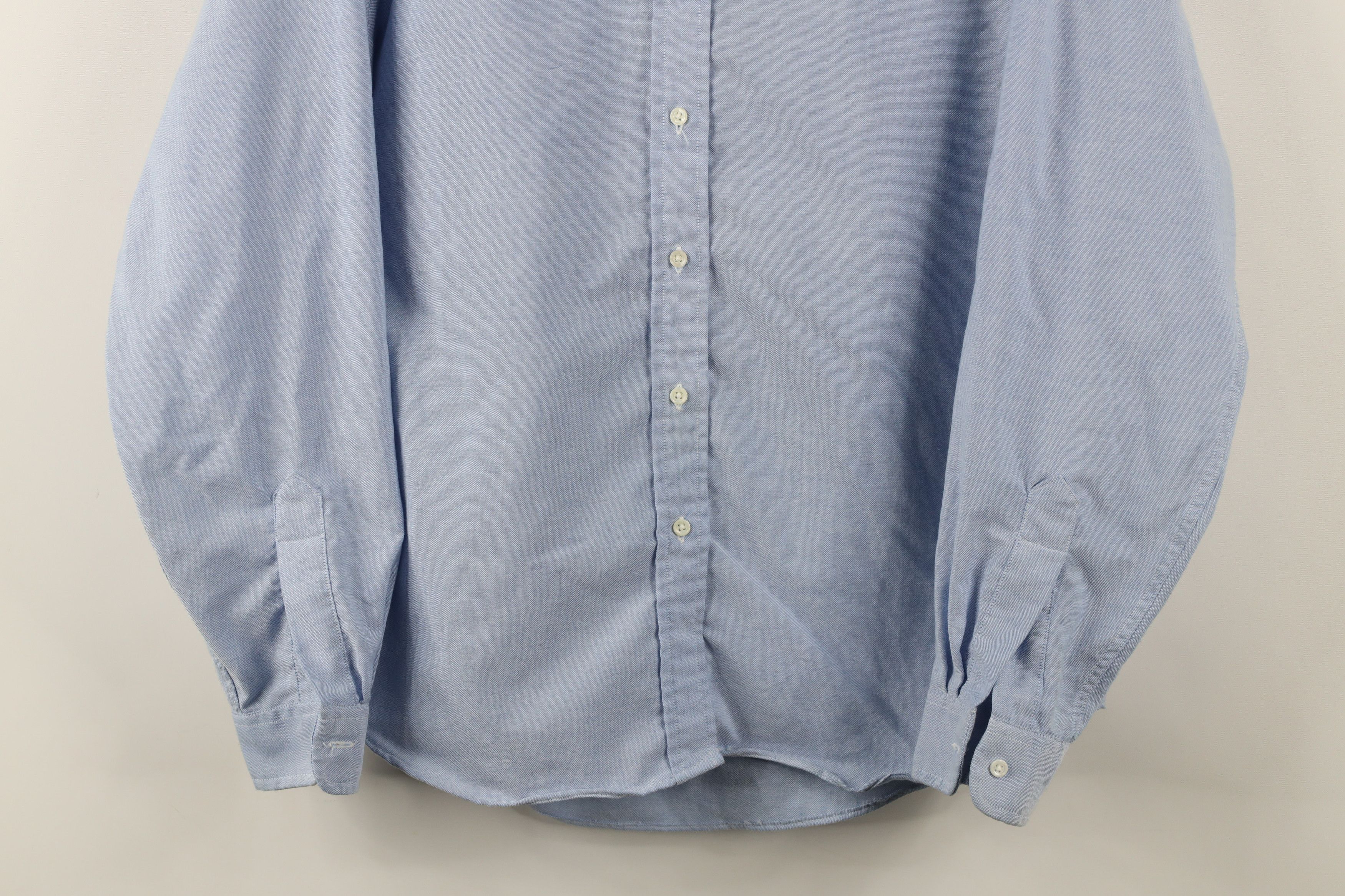 L.L. Bean × Vintage Vintage 90s LL Bean Tailoring Oxford Button Down Shirt USA Size US L / EU 52-54 / 3 - 3 Thumbnail