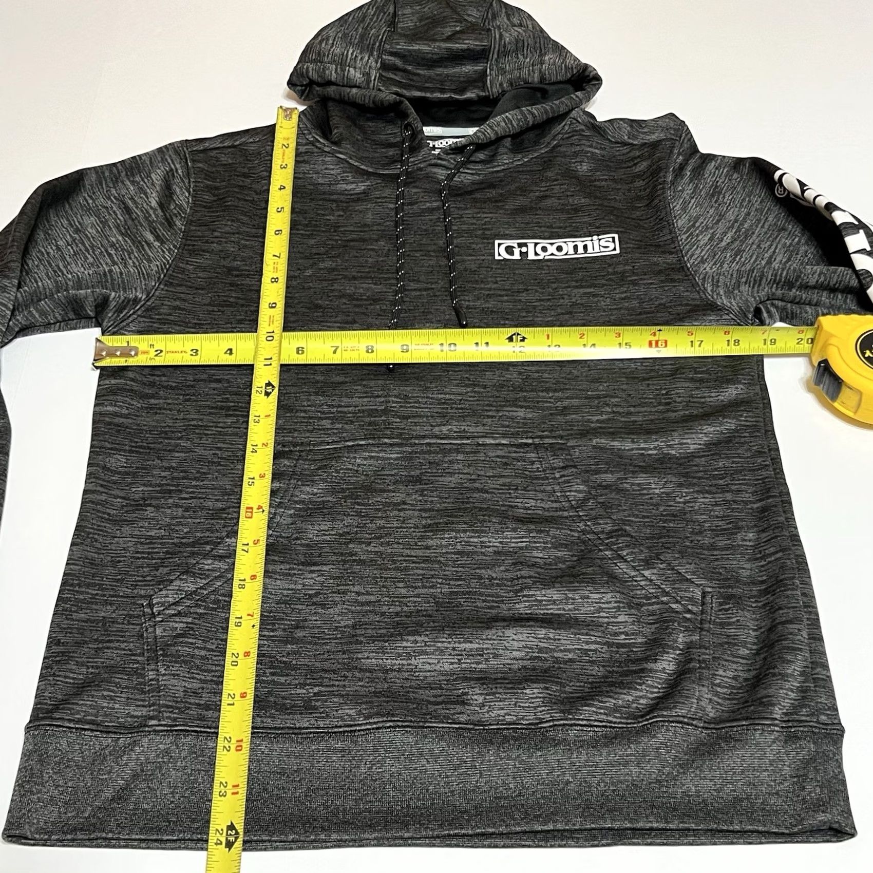 Spell G Loomis Hoodie Pullover Adult Small Gray Sweatshirt Fishing Logo Size US S / EU 44-46 / 1 - 4 Thumbnail