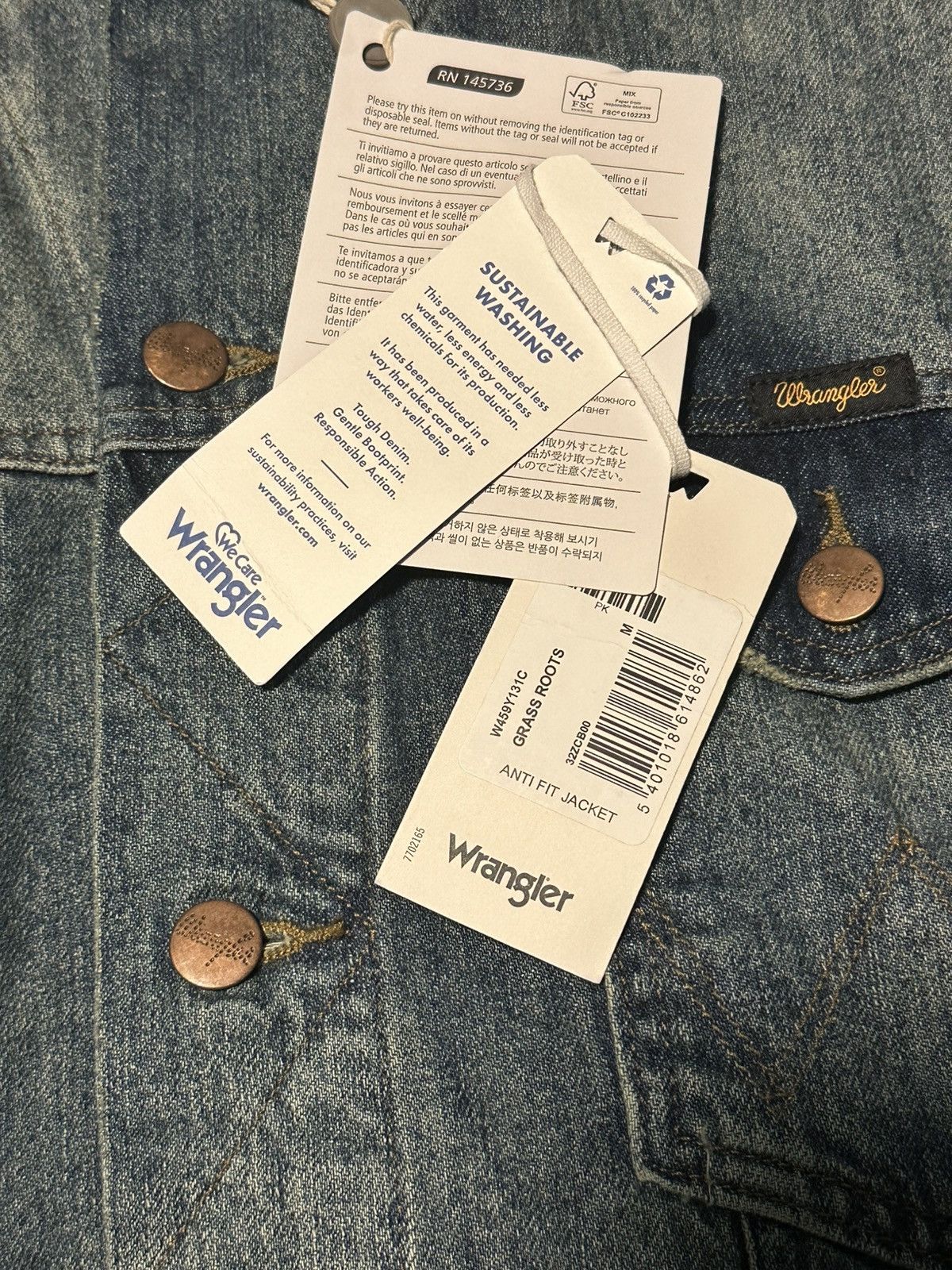 Wrangler $185 Wrangler denim jacket Size US M / EU 48-50 / 2 - 4 Thumbnail