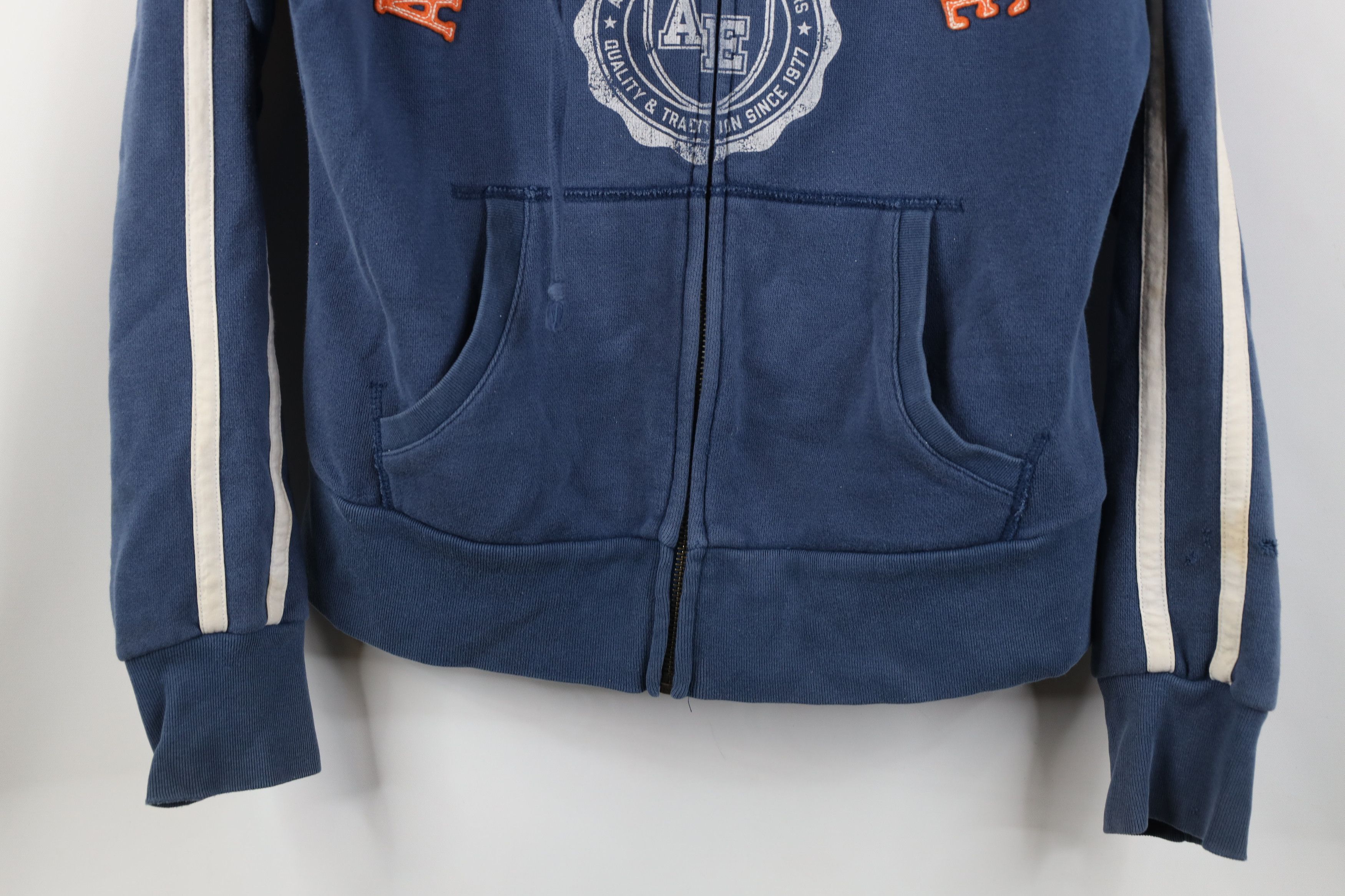 American Eagle Outfitters Vintage 90s Y2K American Eagle Outfitters Cropped Zip Hoodie Size US S / EU 44-46 / 1 - 3 Thumbnail