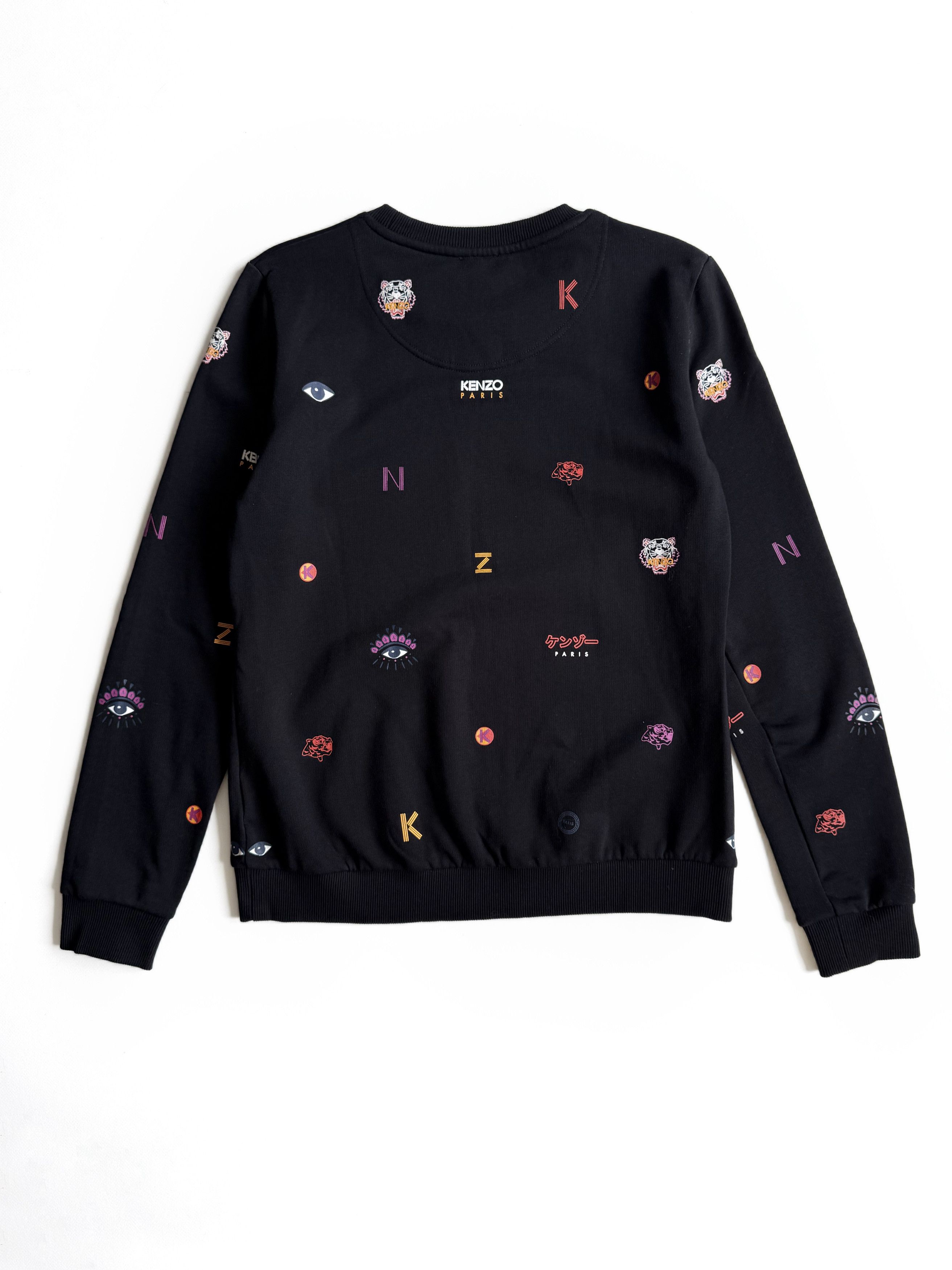 Kenzo Women's Kenzo Multi Icons Embroidered Sweatshirt (M) Size M / US 6-8 / IT 42-44 - 5 Thumbnail