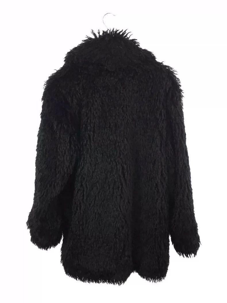 Yohji Yamamoto Yohji Yamamoto yohji yamamoto black furry coat Size US L / EU 52-54 / 3 - 2 Thumbnail
