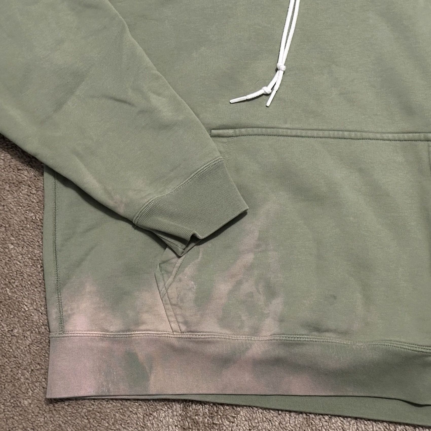 Nike Nike Hoodie Mens XL Pullover Drawstrings Embroidered Mint Green Mini Swoosh Size US XL / EU 56 / 4 - 2 Thumbnail
