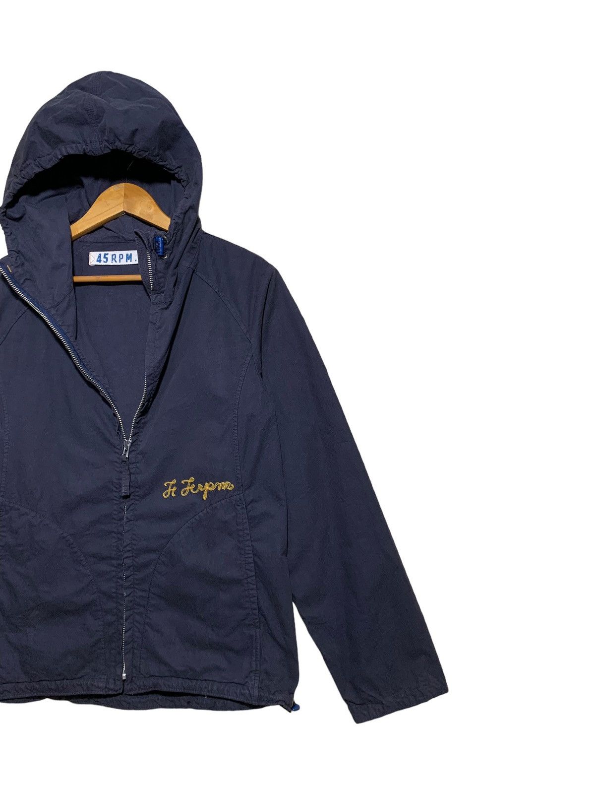 45rpm 🔥45RPM ZIPPER HOODIE JACKETS NAVY Size US M / EU 48-50 / 2 - 3 Thumbnail