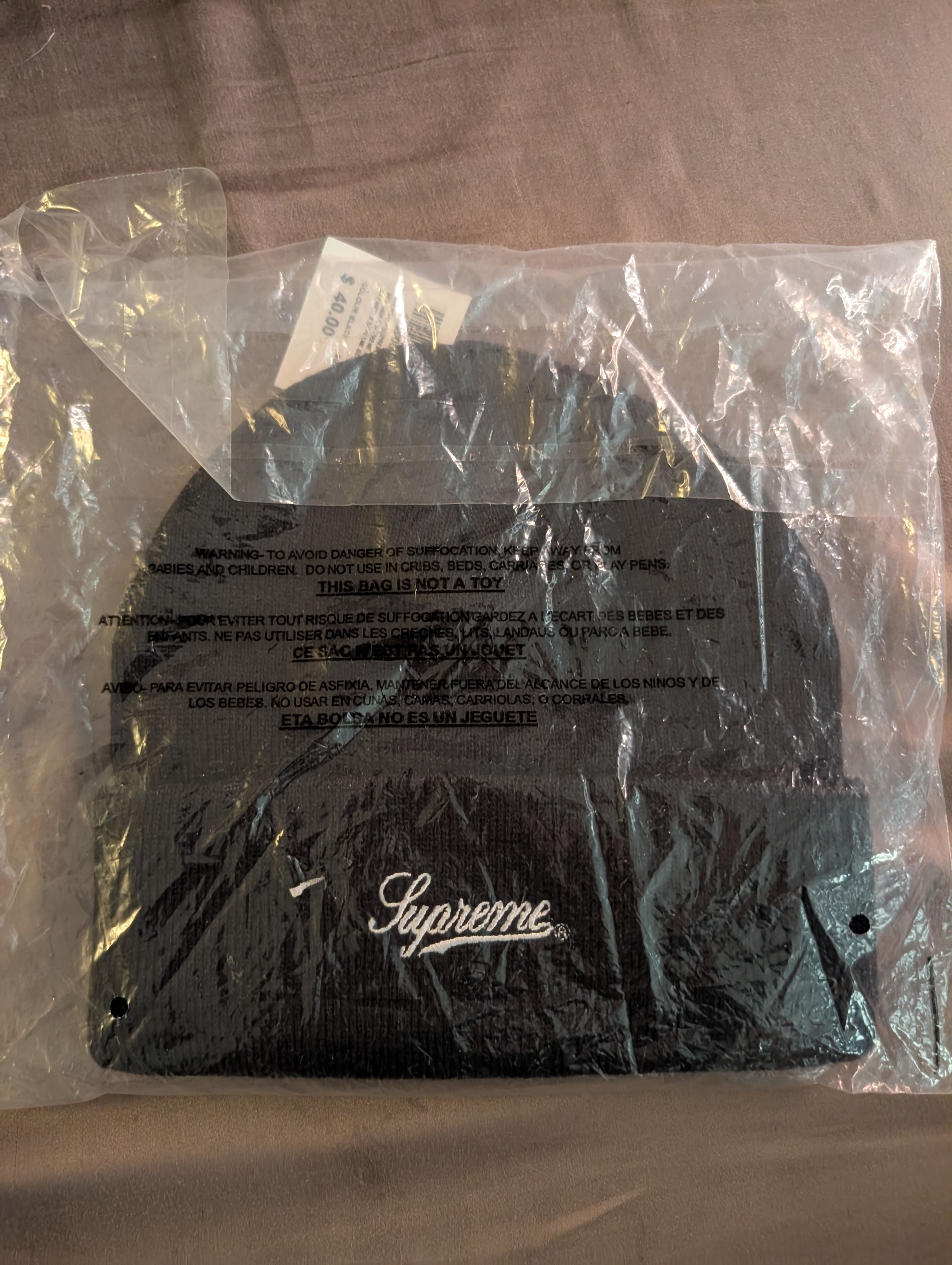 Supreme Supreme Sky High Farms DSM Beanie Hat Black New Rare Size ONE SIZE - 2 Thumbnail