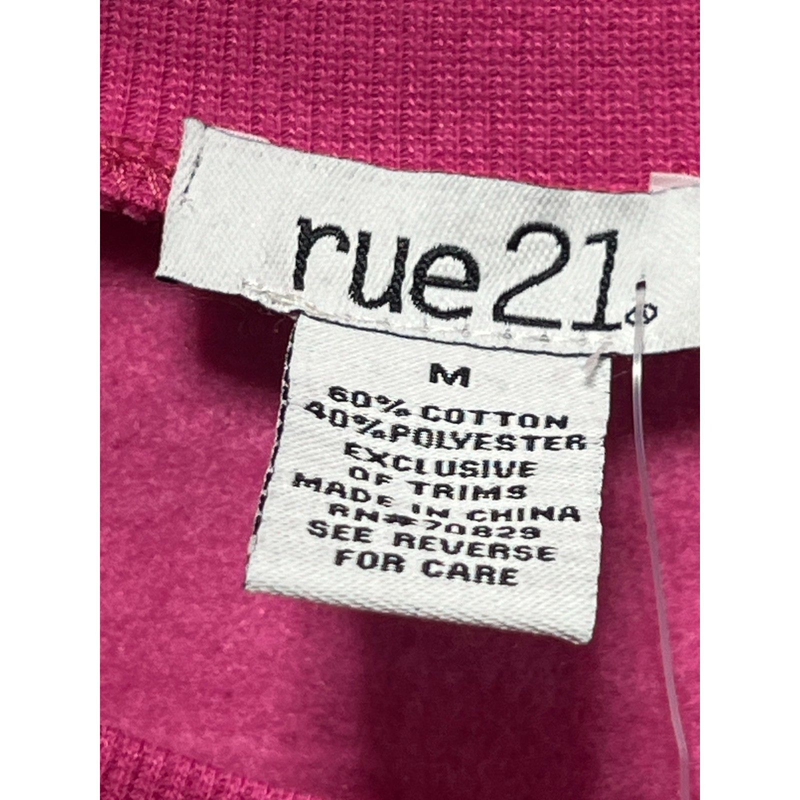 rue21 Rue 21 - Women's Long Sleeve Sweatshirt - Pink - Medium Size M / US 6-8 / IT 42-44 - 8 Thumbnail