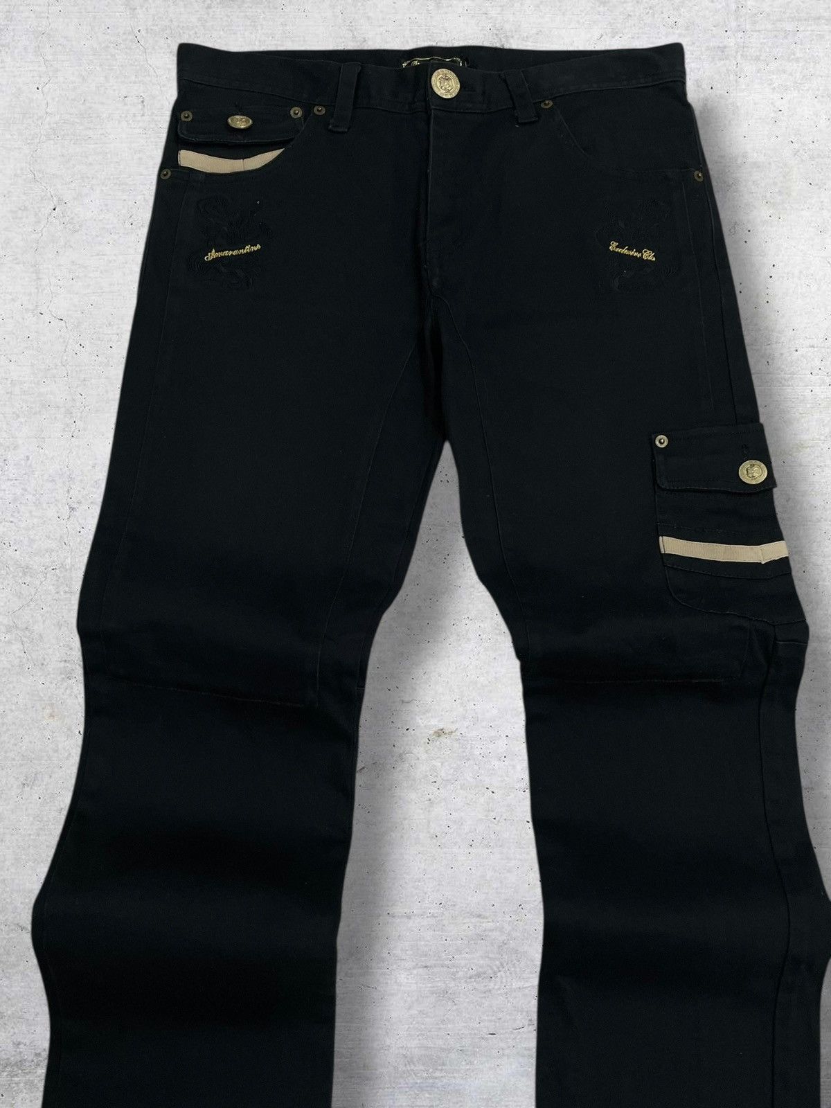 Japanese Brand VINTAGE AMRANTINE 1990S JAPAN DESIGNER CARGO PUNK GOA PANT Size US 32 / EU 48 - 6 Thumbnail