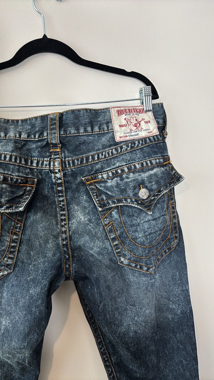 True Religion True Religion Section Straight Jeans Size US 33 - 5 Thumbnail