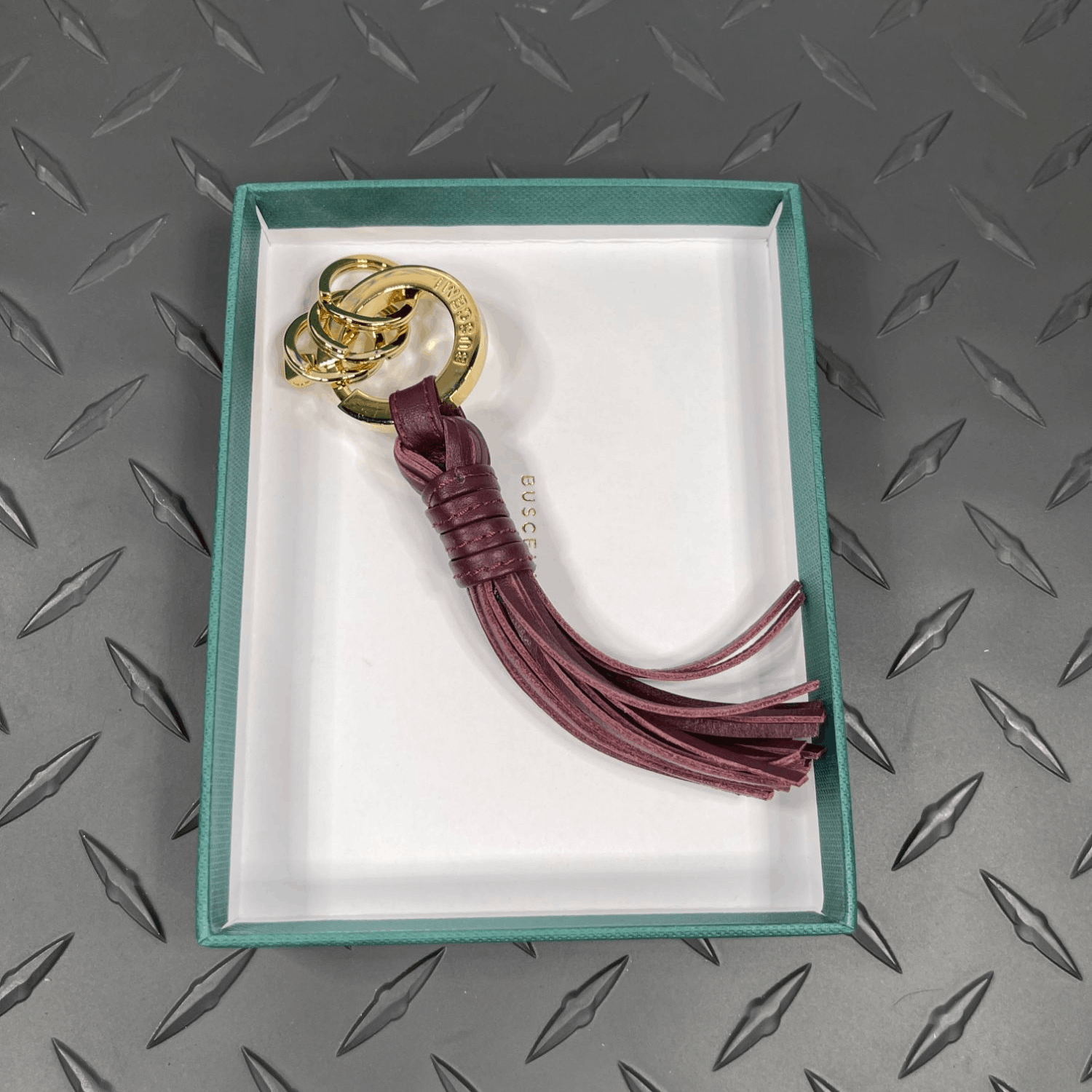 Buscemi Buscemi Keyholder Fringe Prugna Leather Size ONE SIZE - 2 Thumbnail