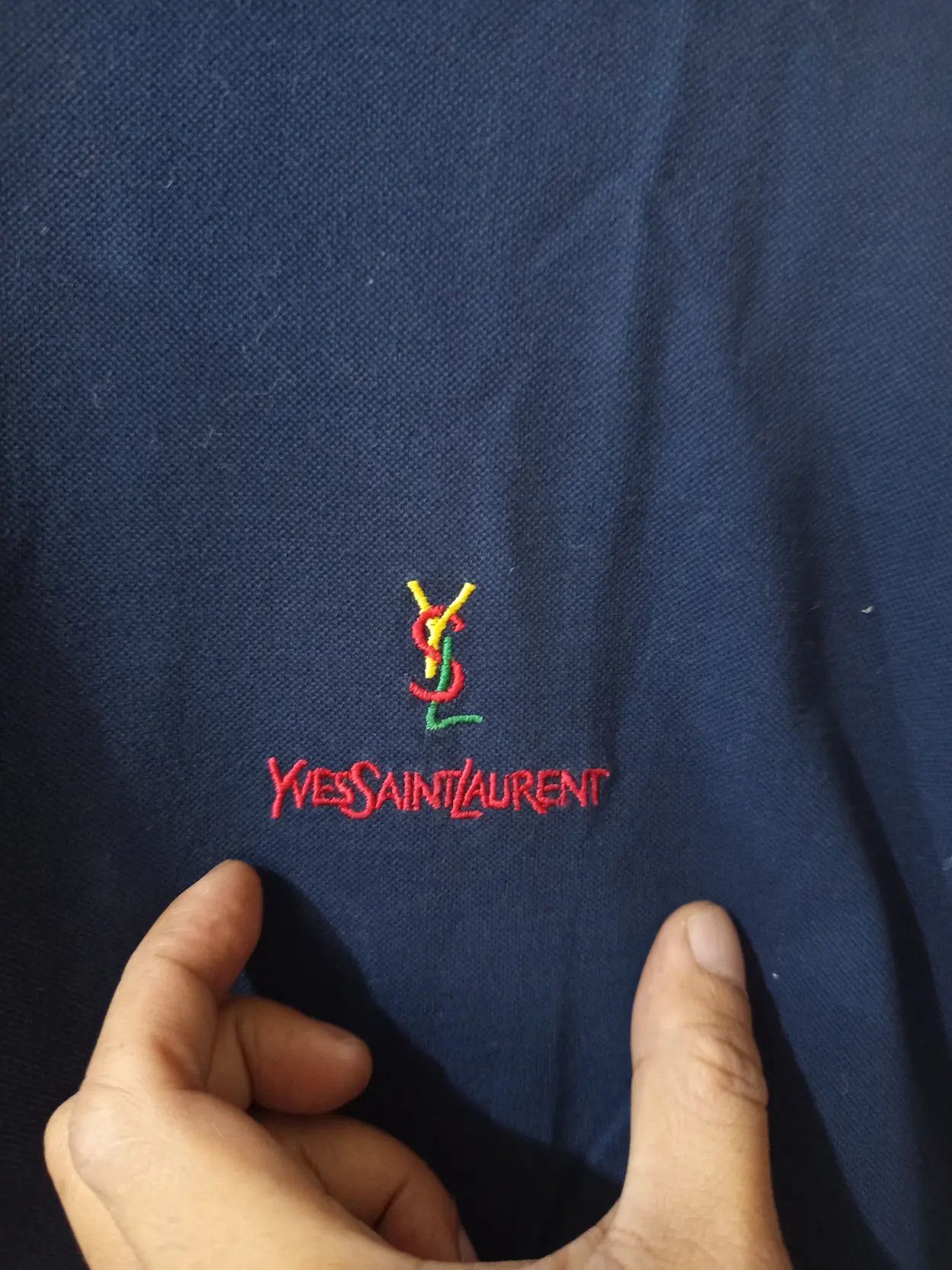 Yves Saint Laurent YSL Tricots Pour Homme Polo Shirt Size US S / EU 44-46 / 1 - 4 Thumbnail
