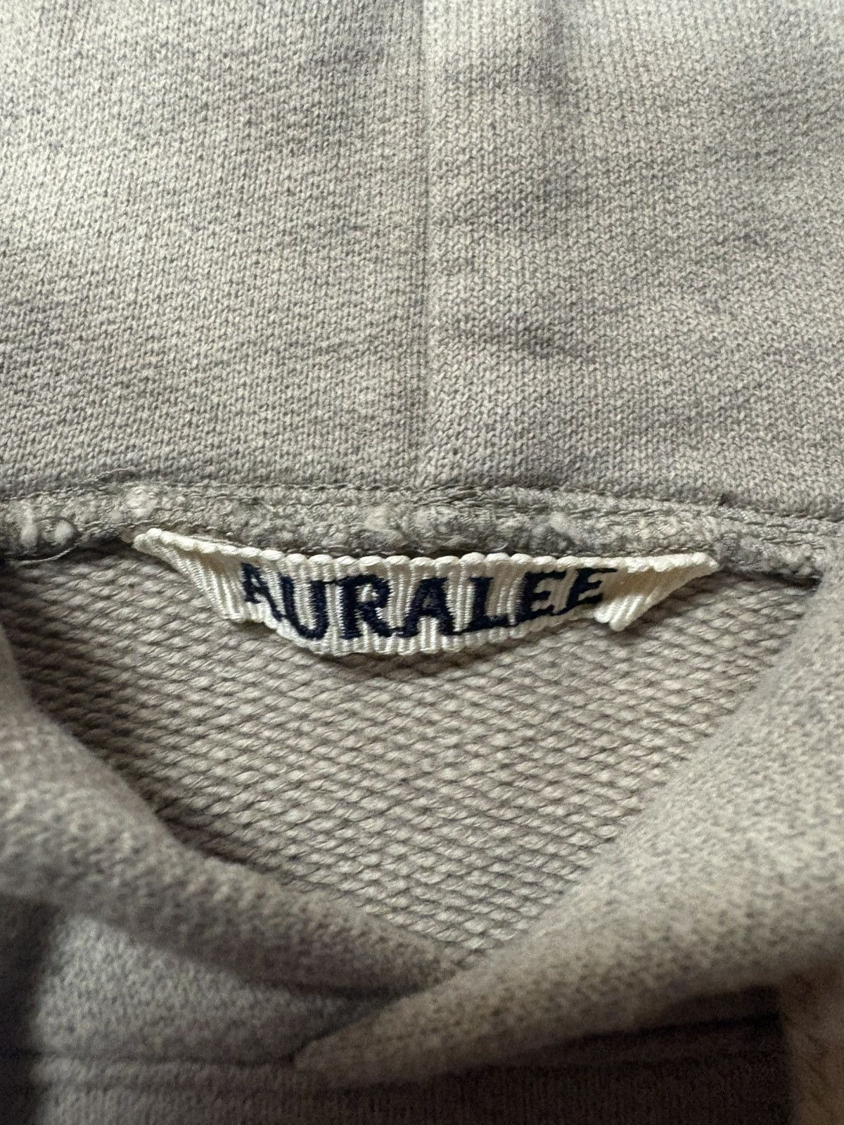 Auralee Auralee Grey P/O Hooded Sweatshirt Size US L / EU 52-54 / 3 - 2 Thumbnail