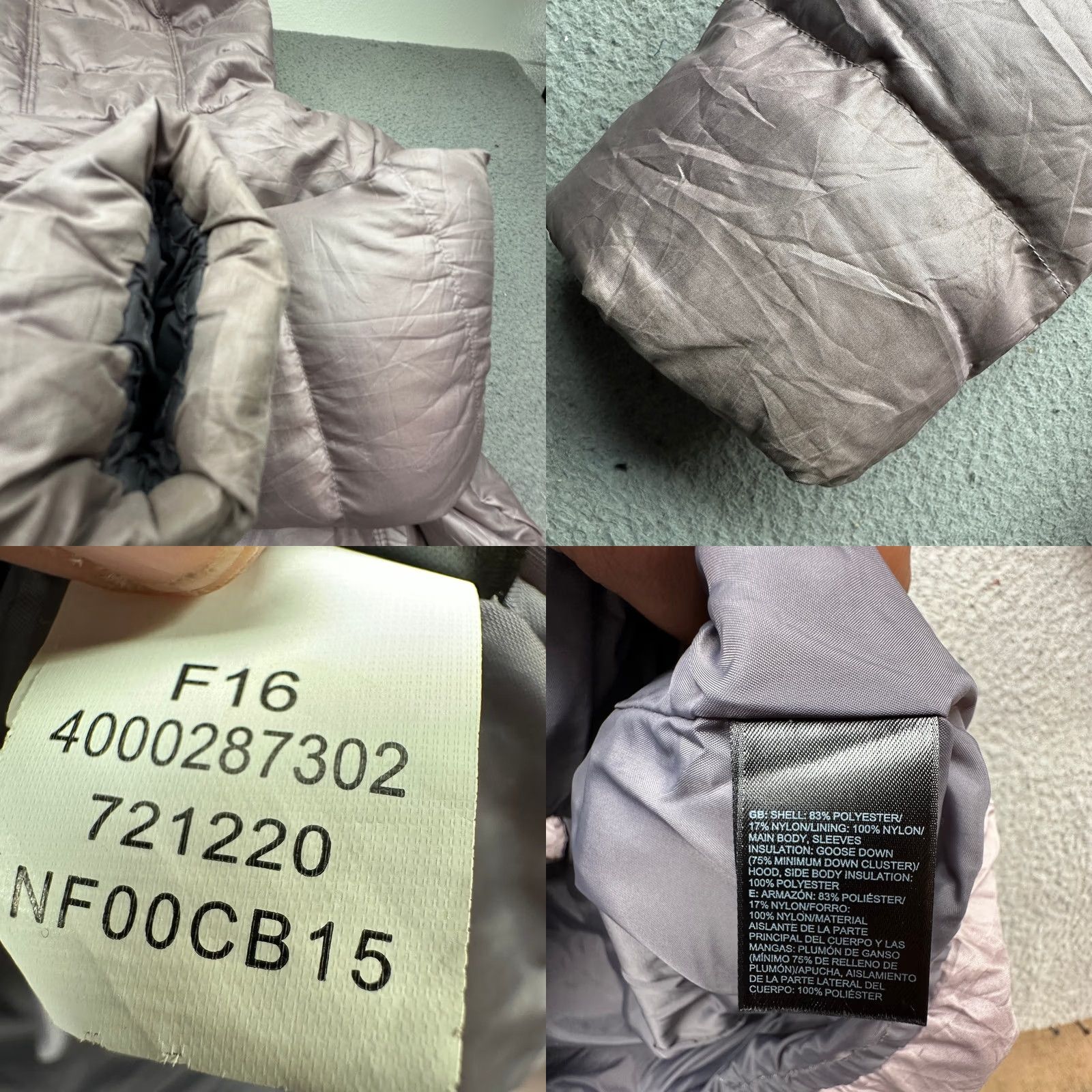 The North Face The North Face 550 Down Metropolis Puffer Hooded Parka Jacket Womens XL Purple Pink Erwachsene? Size XL / US 12-14 / IT 48-50 - 8 Thumbnail